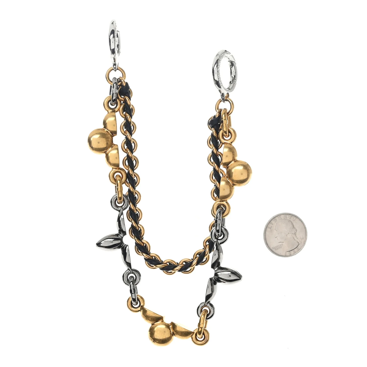 Metal Chain Belt and Bag Charm - Image 2