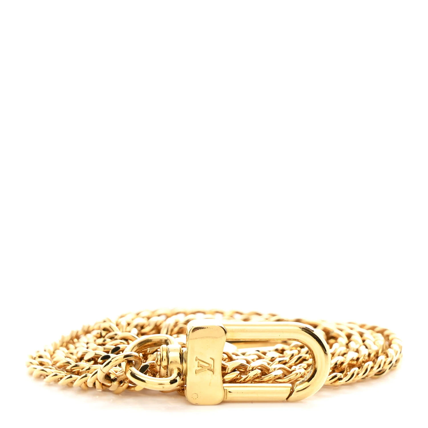 Metal Chain Shoulder Strap Gold