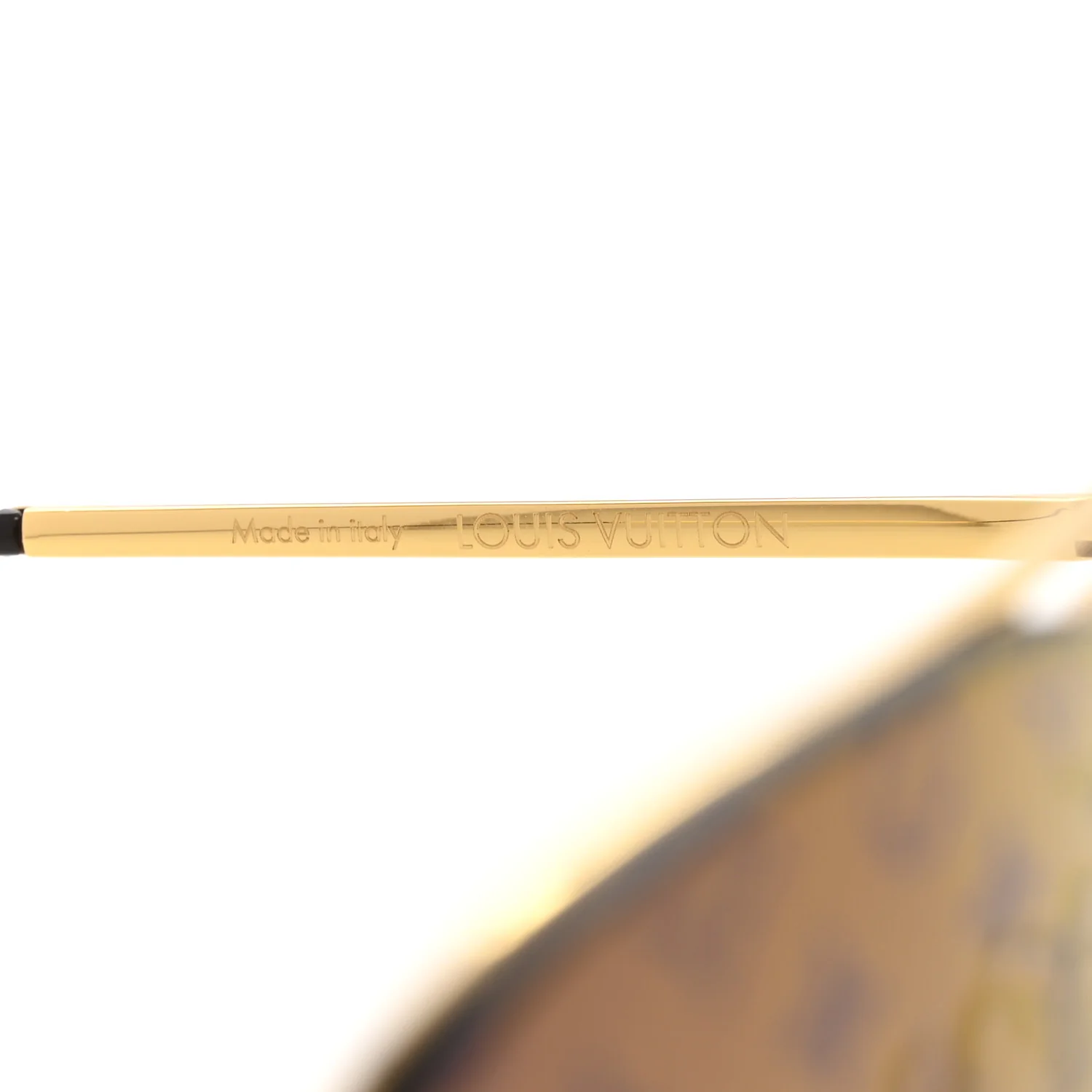 Metal Clockwise Sunglasses Z1020E Gold Brown - Image 6