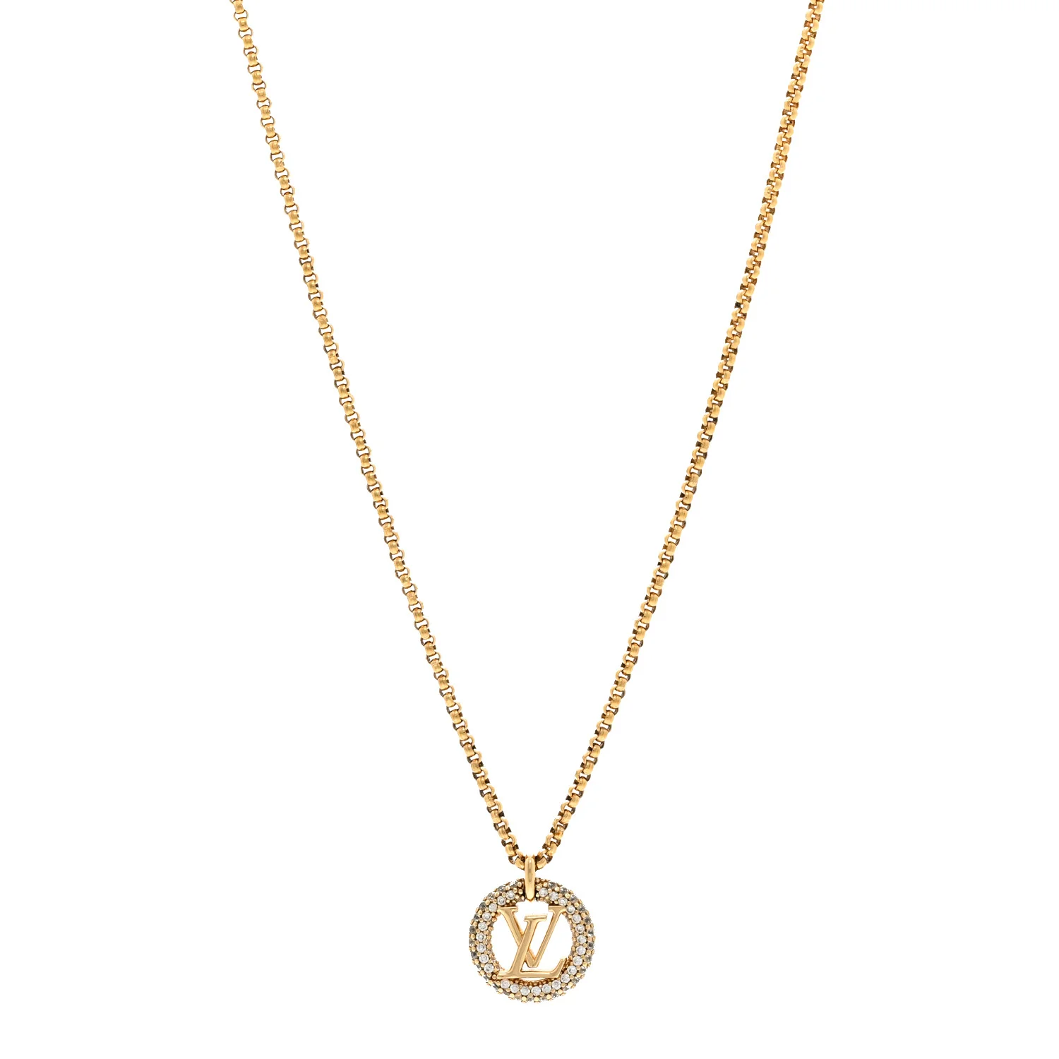Metal Crystal Louise By Night Necklace