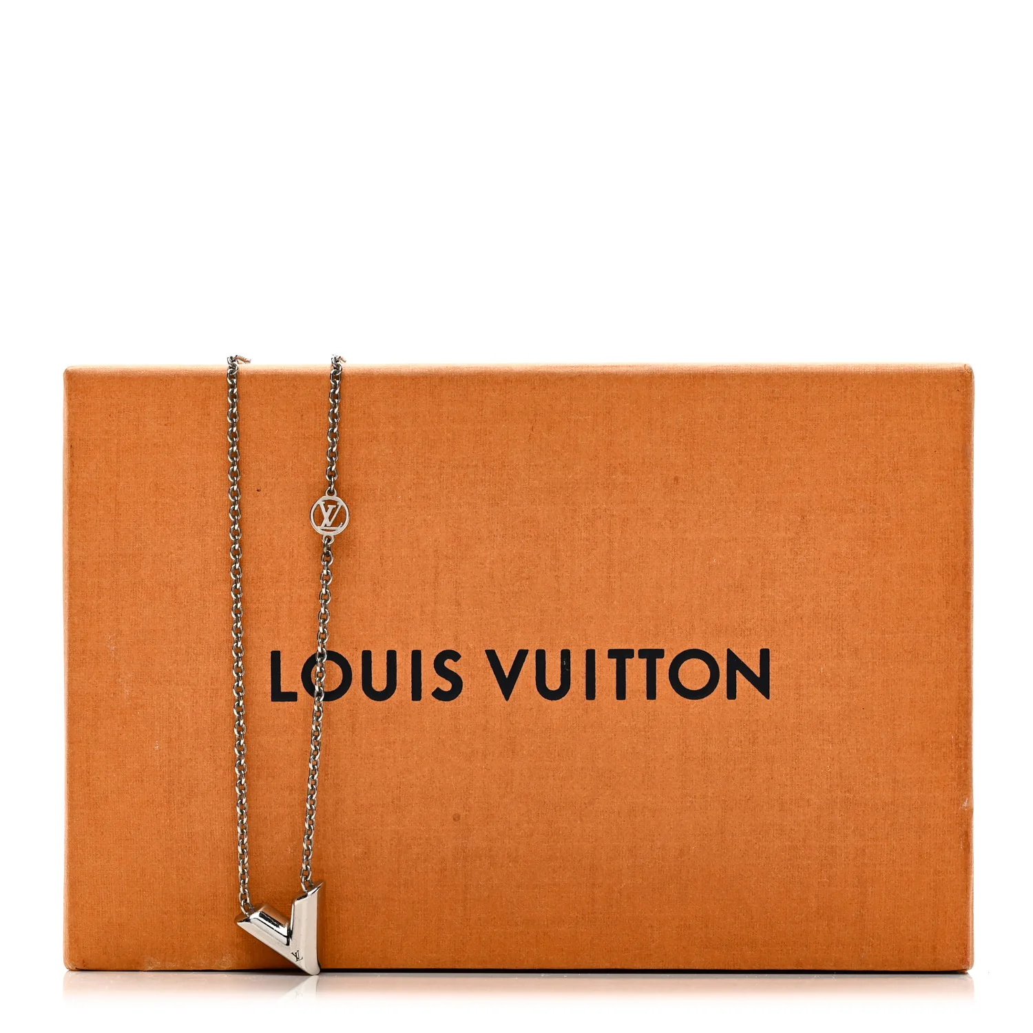 Metal Essential V Supple Necklace Silver - Image 6