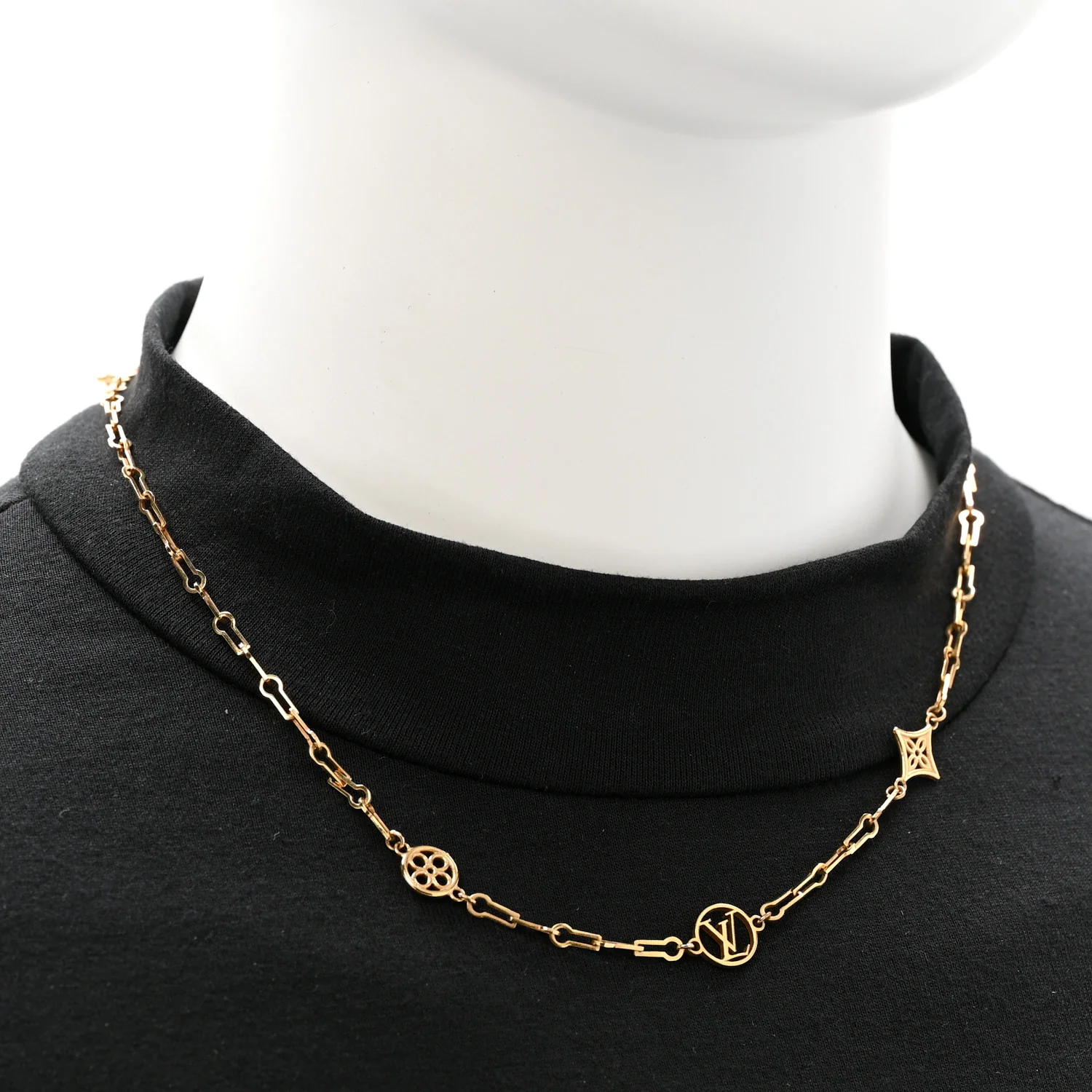 Metal Forever Young Short Necklace Gold - Image 2