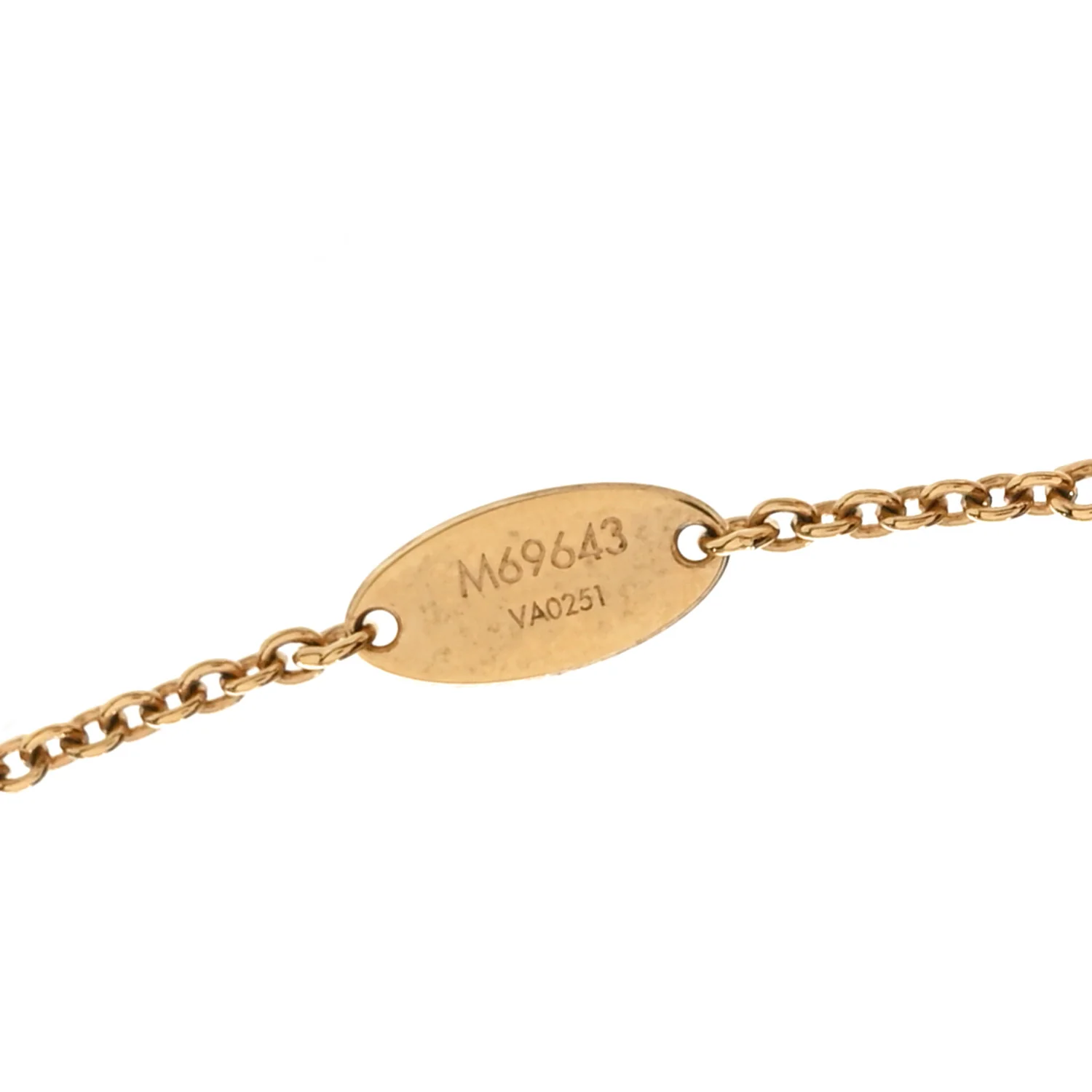 Metal L to V Necklace Gold Silver - Image 5