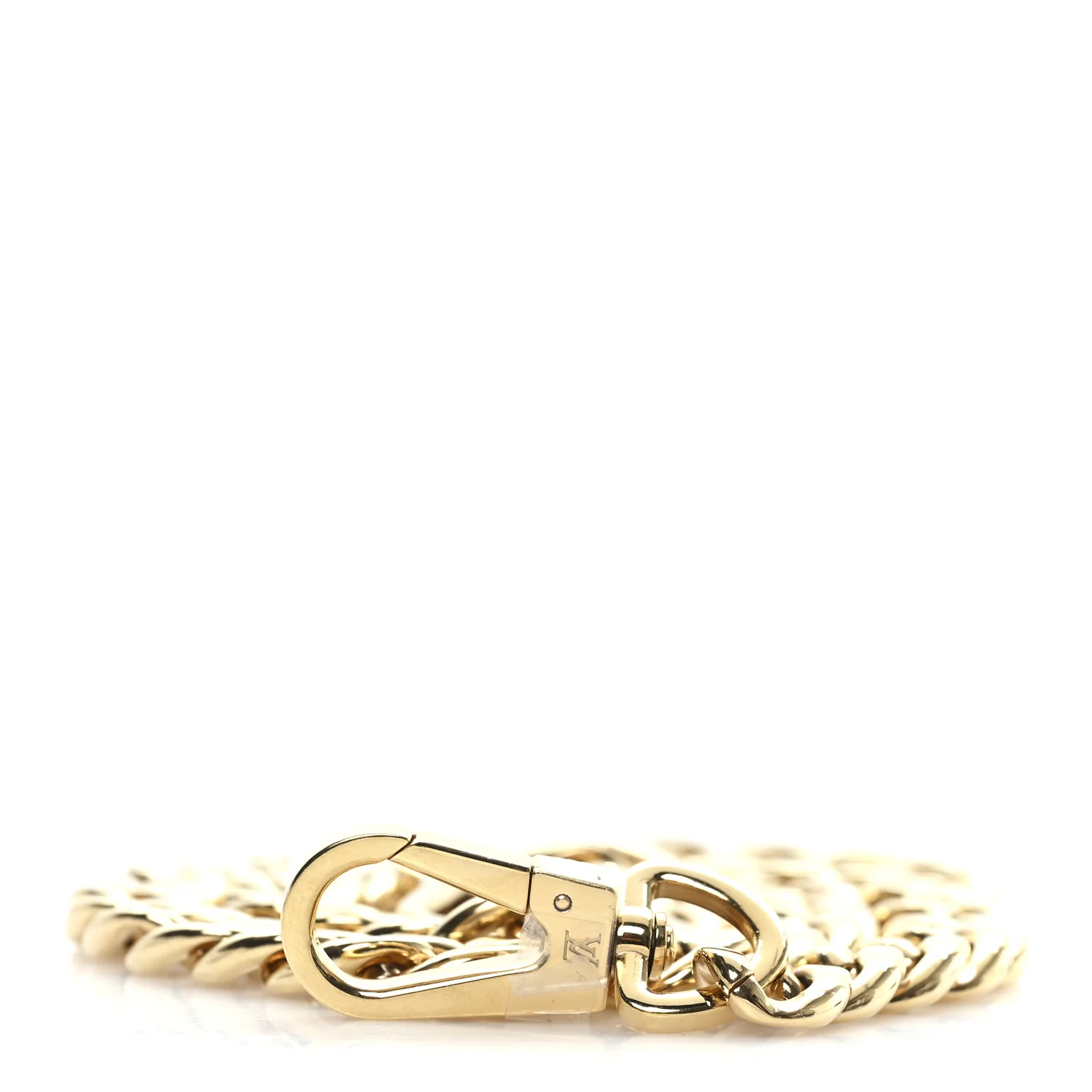 Metal Lockme Tender Chain Strap Gold