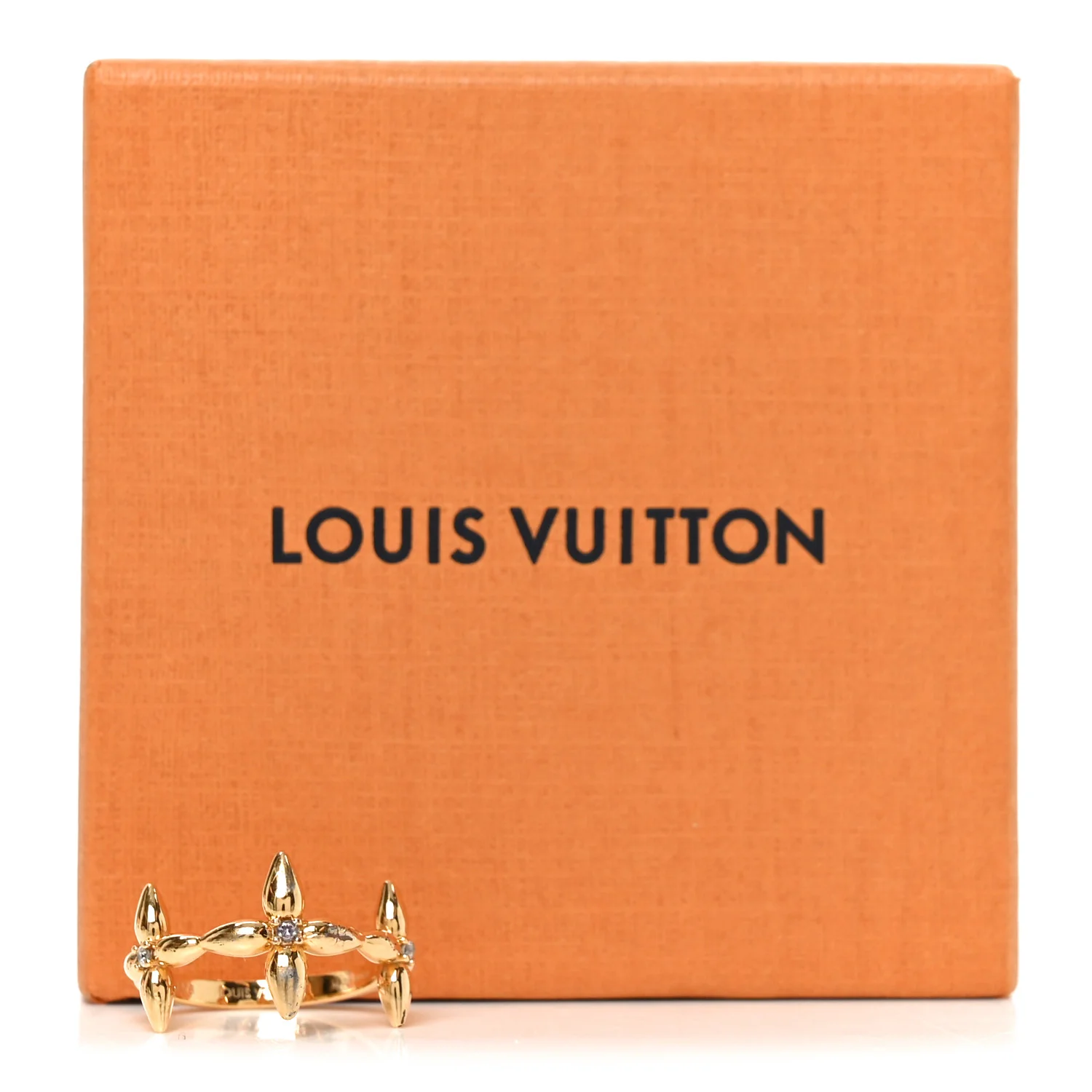 Metal Louisette Signature Ring S Gold - Image 5