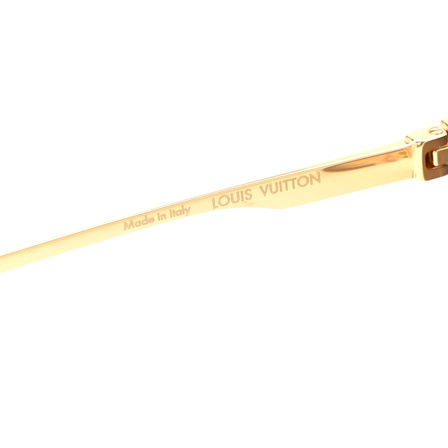Metal LV Ash Sunglasses Z1261E Gold - Image 5