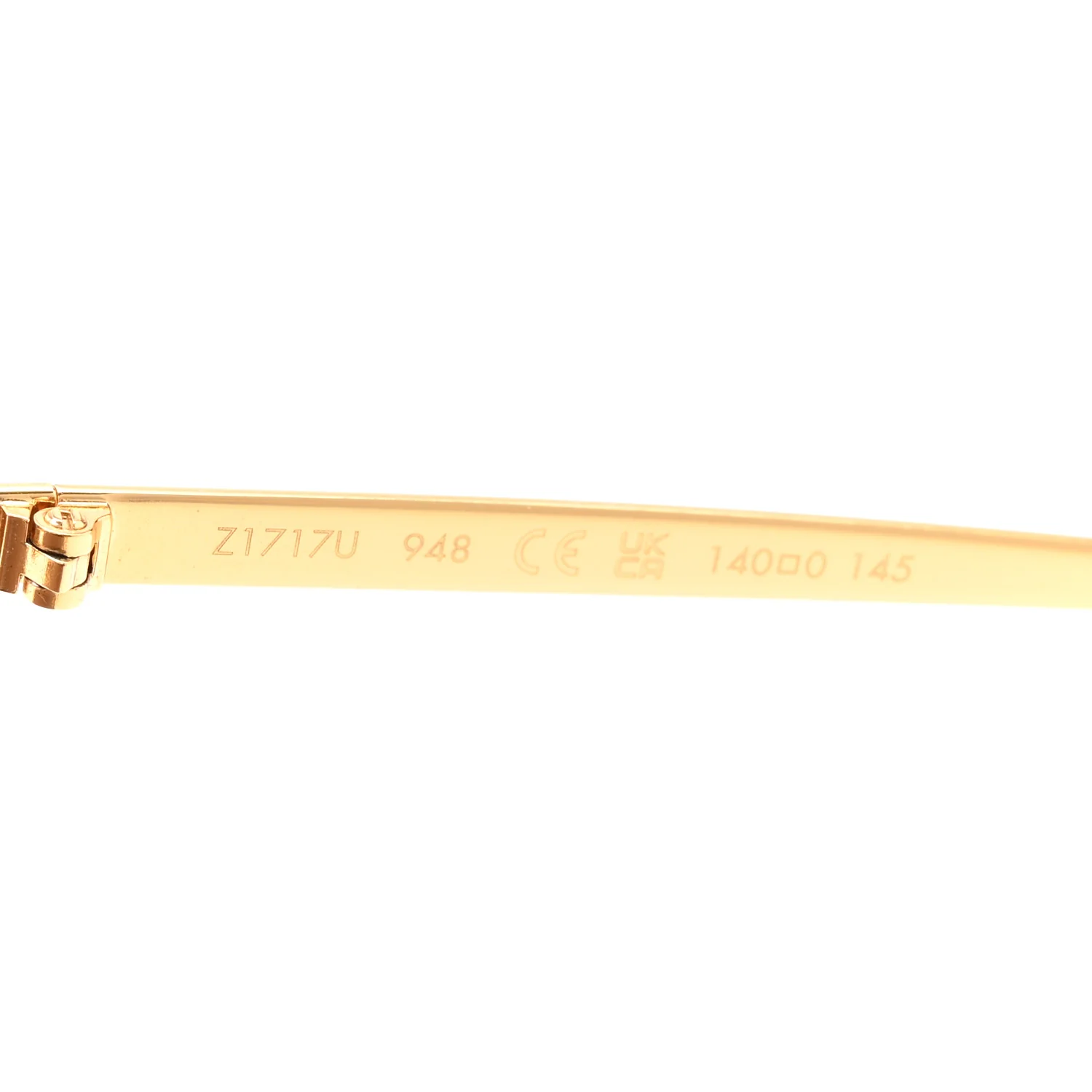 Metal LV Golden Mask Sunglasses Z1717U Gold - Image 6