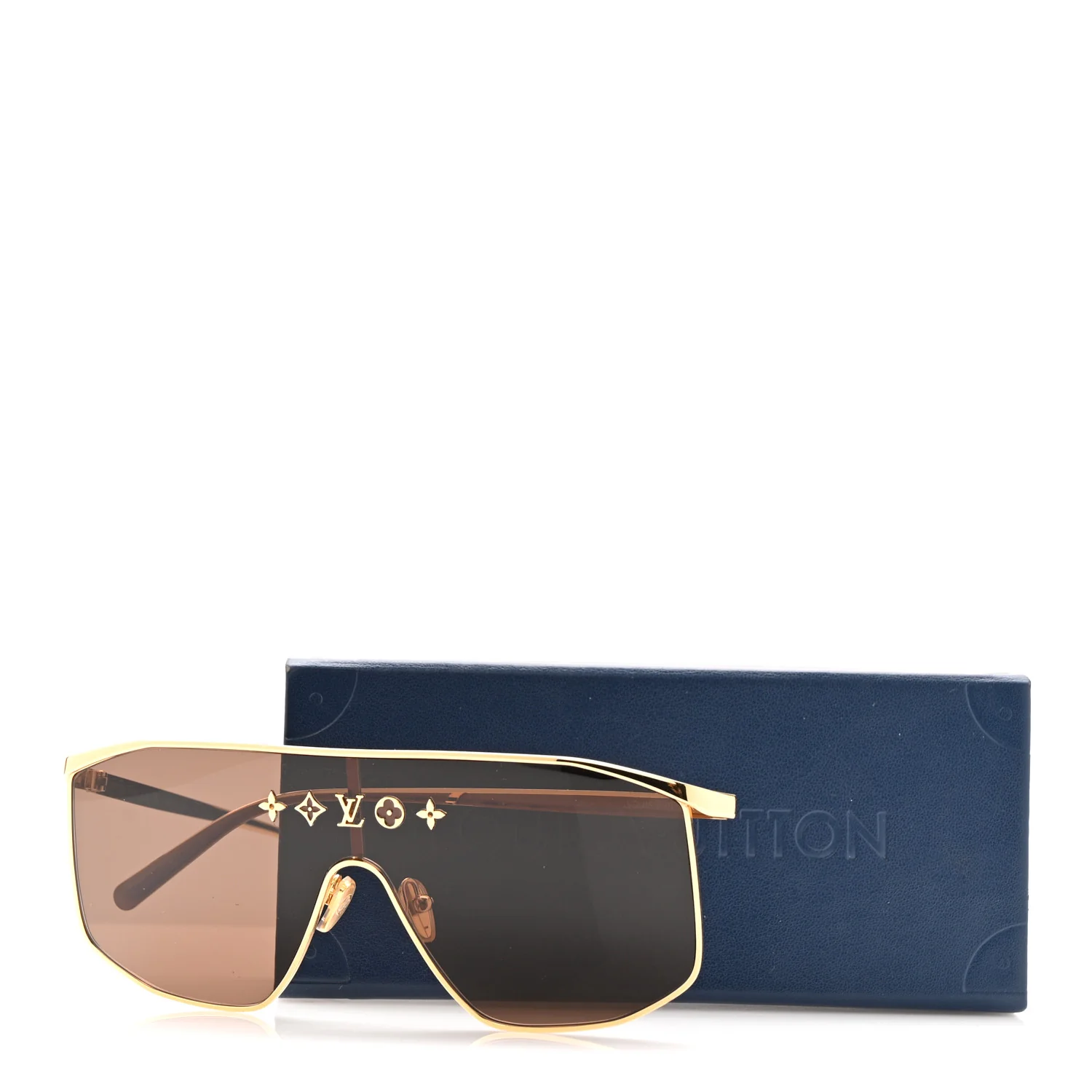 Metal LV Golden Mask Sunglasses Z1717U Gold - Image 7