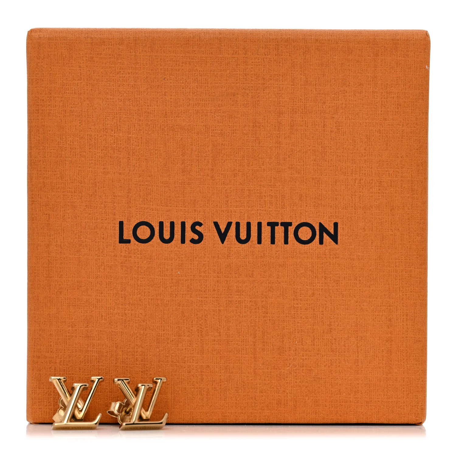 Metal LV Iconic Earrings Gold - Image 5
