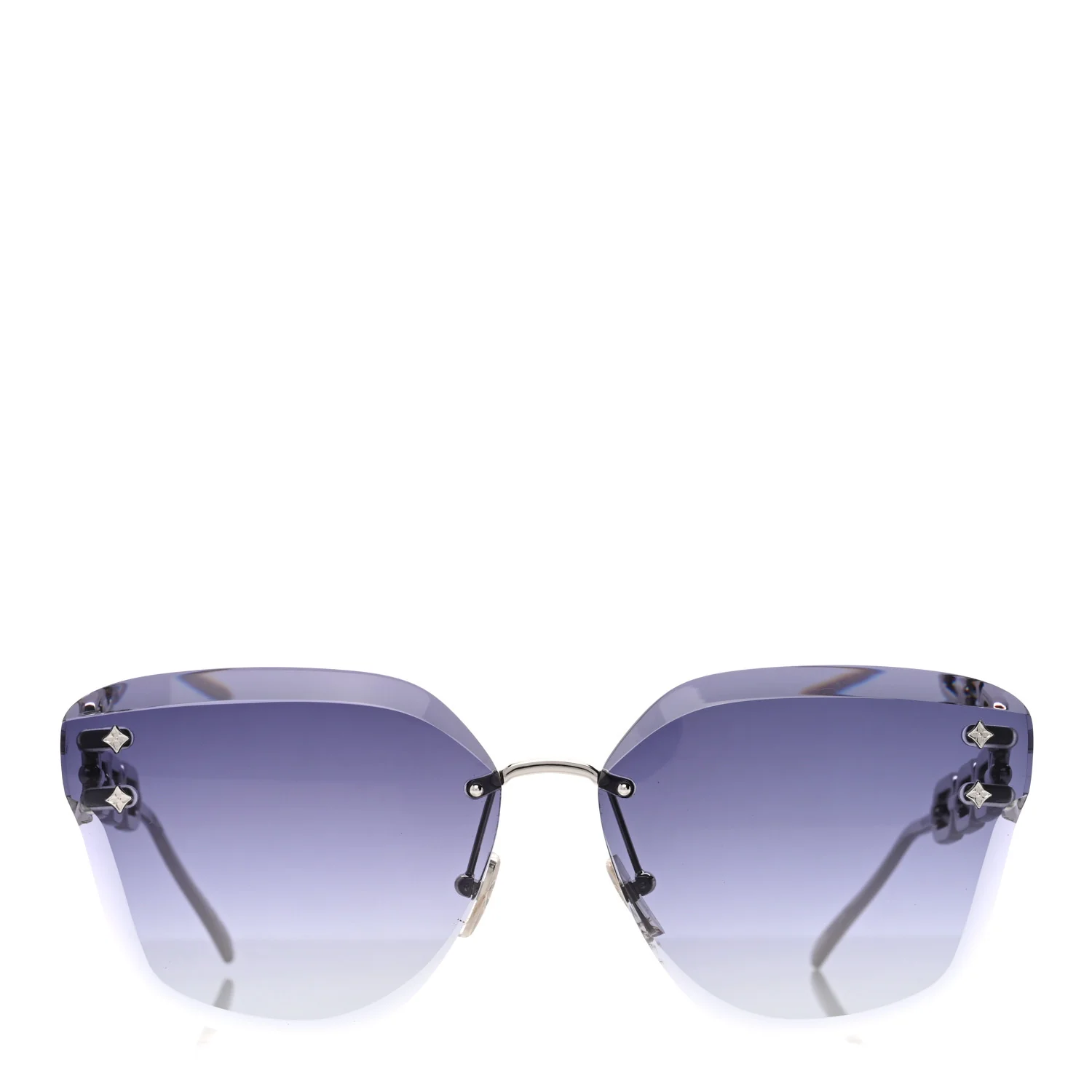 Metal LV Jewel Sunglasses Z2142U Silver Grey - Image 2