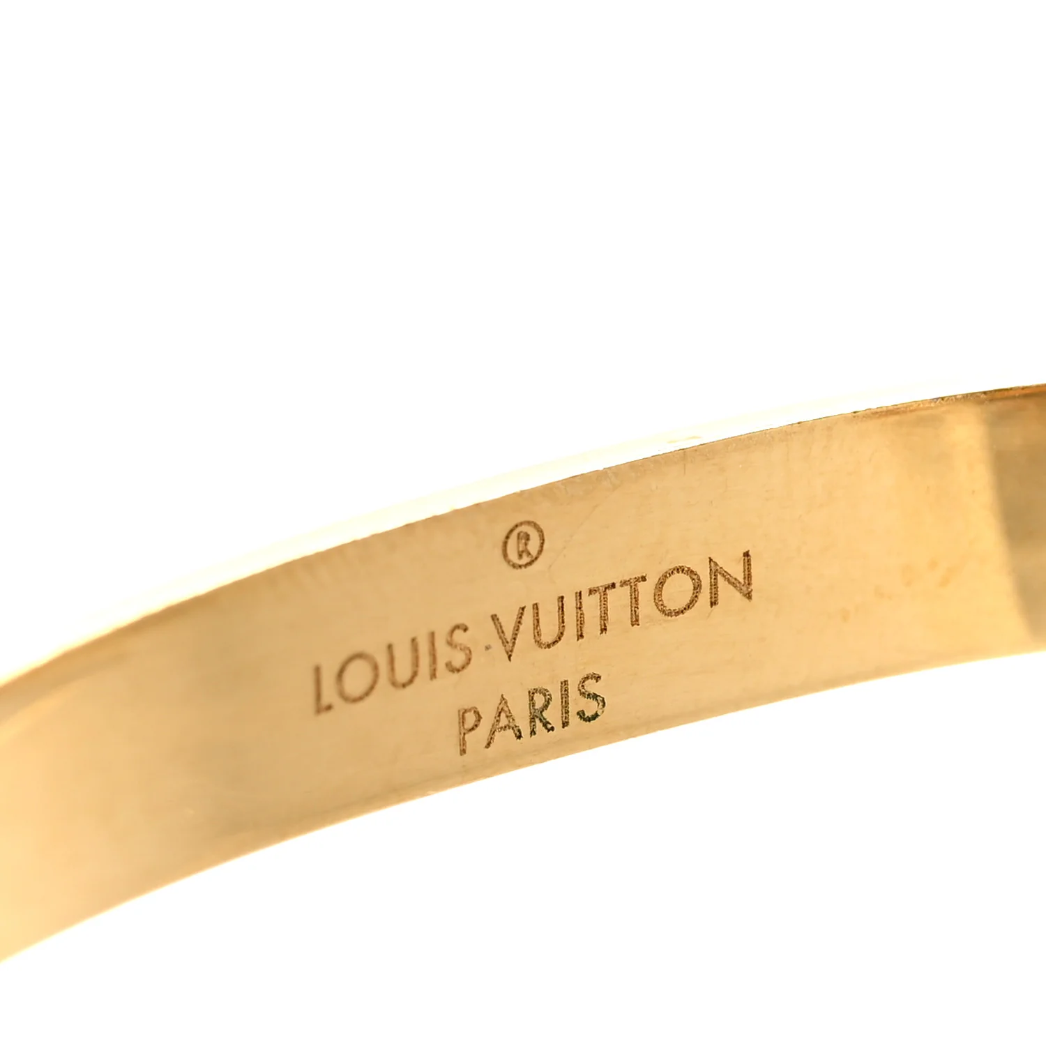 Metal Nanogram Hoop Earrings Gold - Image 4