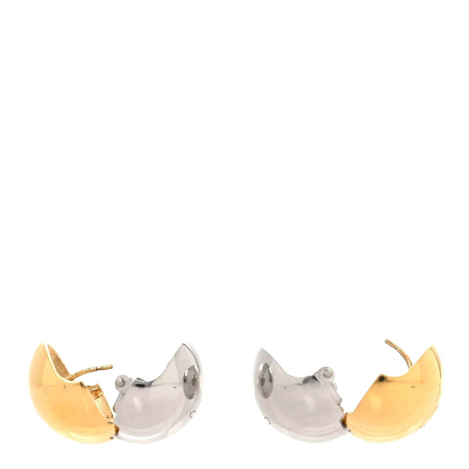 Metal Pearl Planete LV Earrings Gold Silver - Image 9