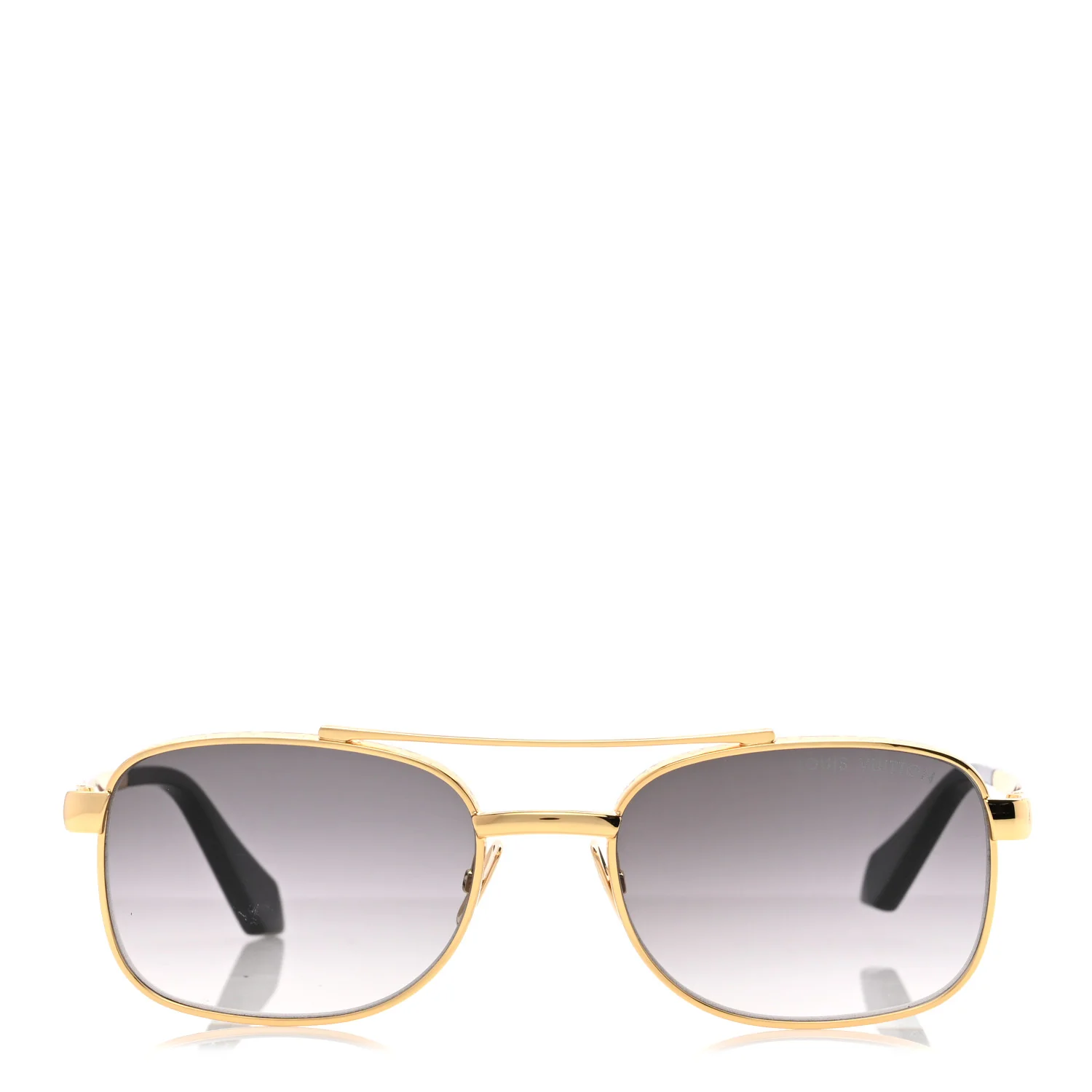 Metal Square Sunglasses Z2207U Gold - Image 2