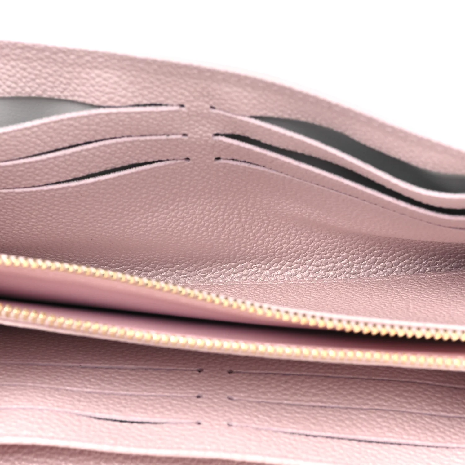 Metallic Empreinte Monogram Crystal Snowflake Sarah Wallet Pearly Lilac - Image 5