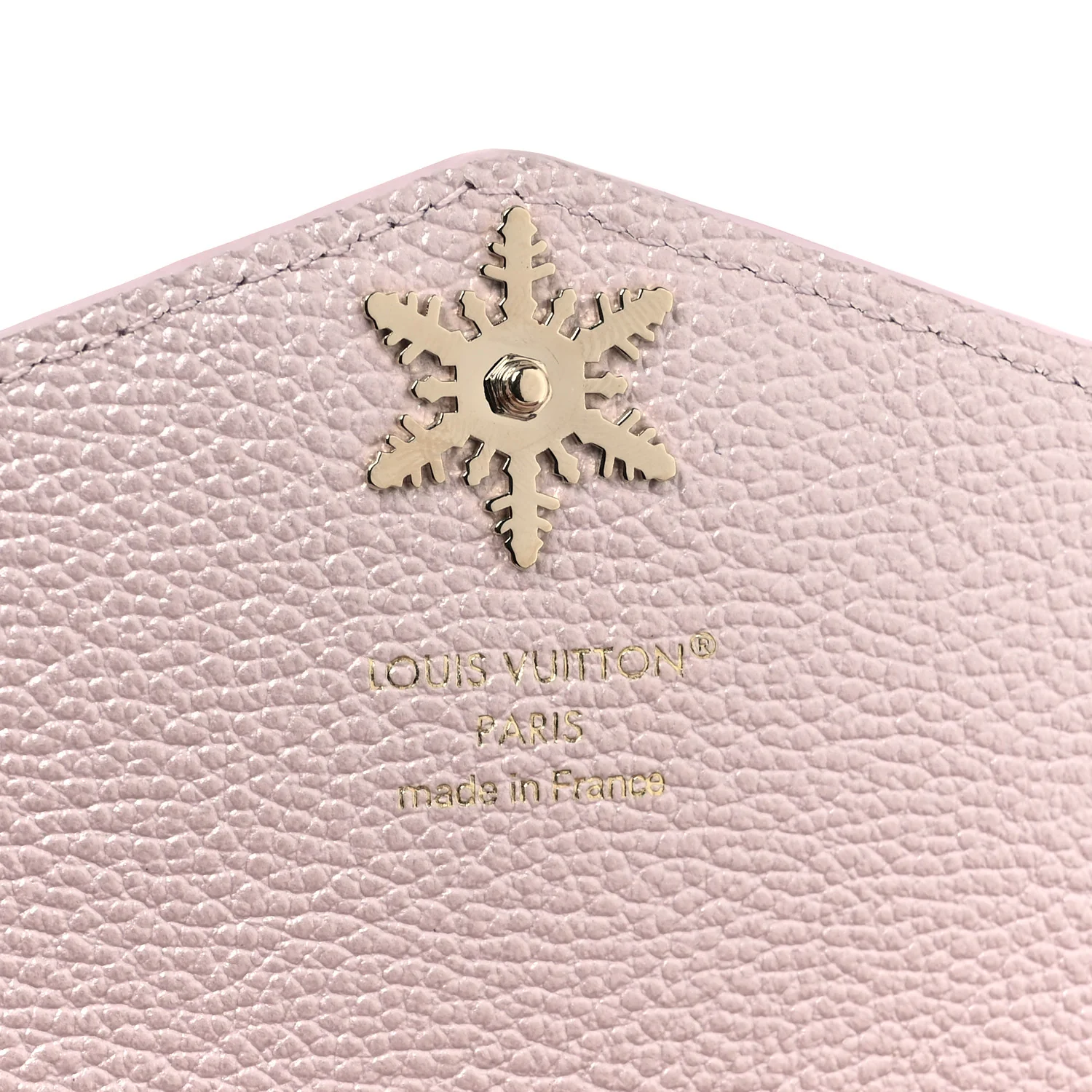 Metallic Empreinte Monogram Crystal Snowflake Sarah Wallet Pearly Lilac - Image 6