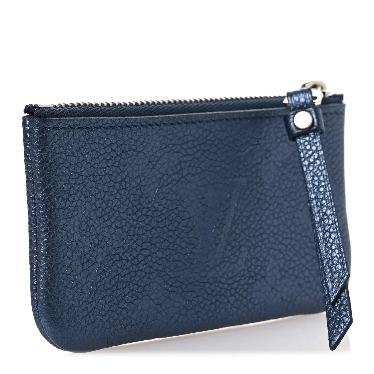 Metallic Empreinte Monogram Giant Key Pouch Navy Nacre - Image 4