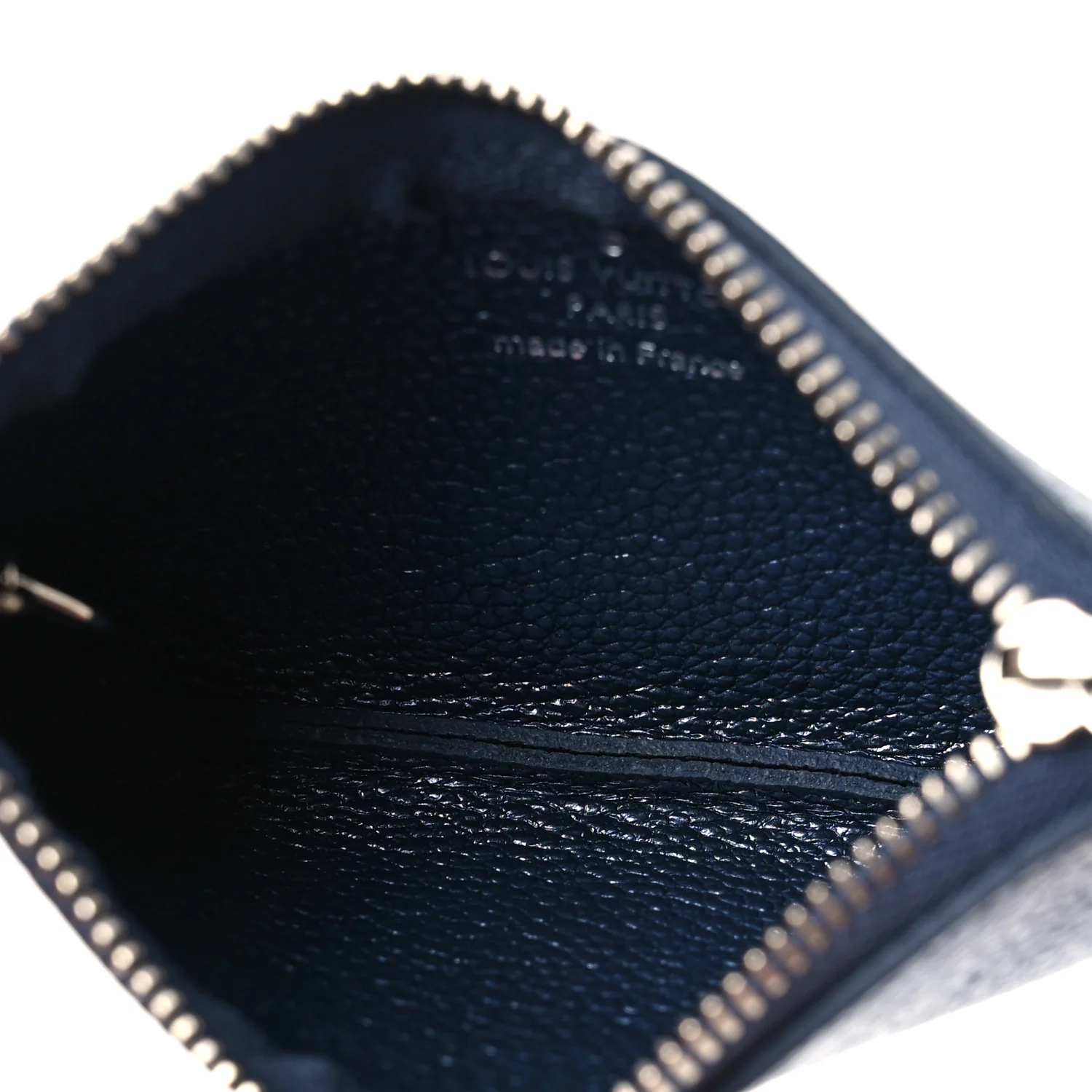 Metallic Empreinte Monogram Giant Key Pouch Navy Nacre - Image 6