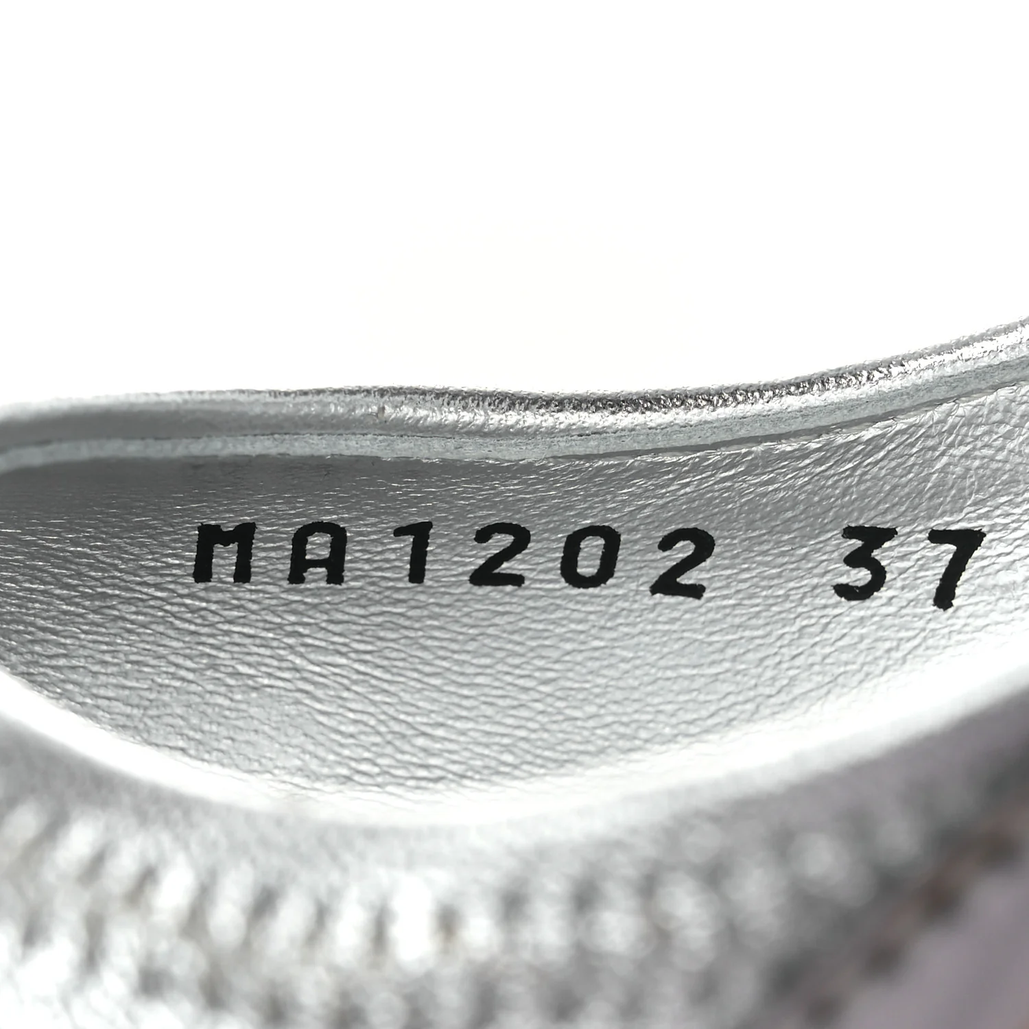 Metallic Lambskin Archlight Slingback Pumps 37 Argent - Image 10