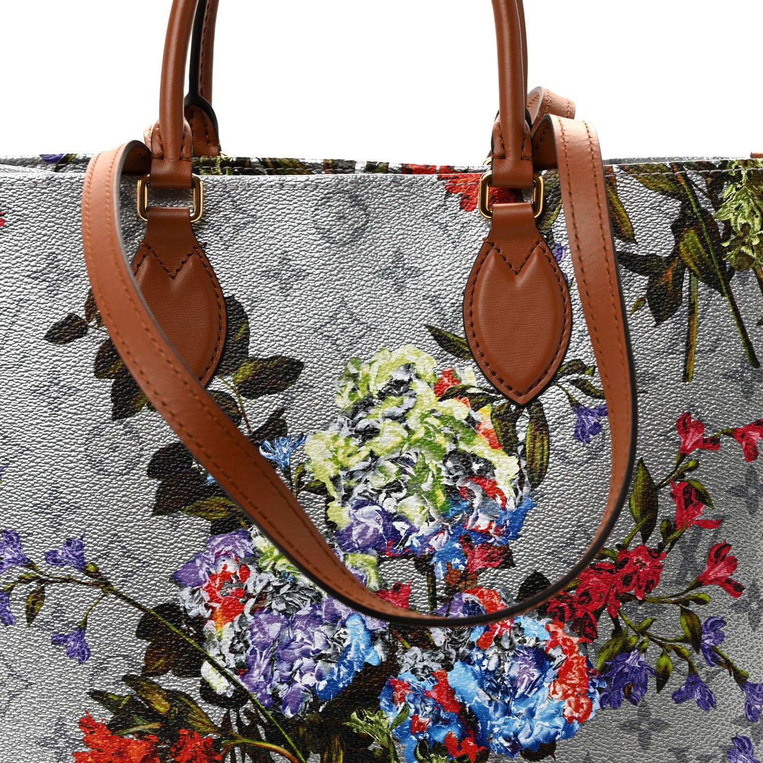 Metallic Monogram LV Garden OnTheGo MM Silver - Image 7