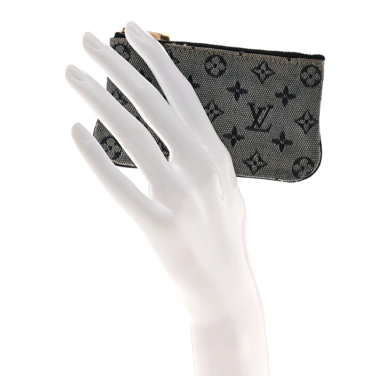 Mini Lin Key Pouch Blue - Image 2