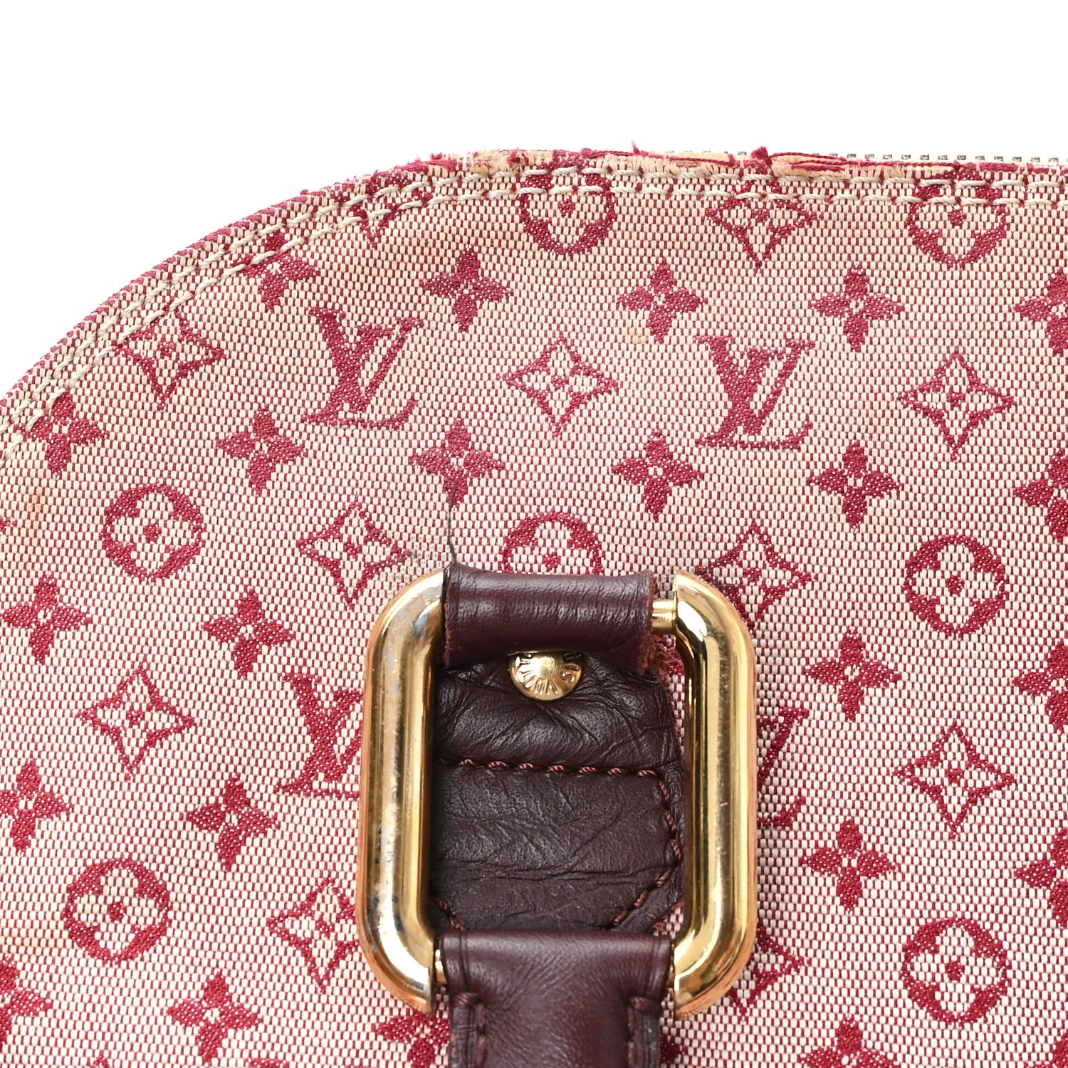 Mini Monogram Alma Haut Tote Cherry - Image 11