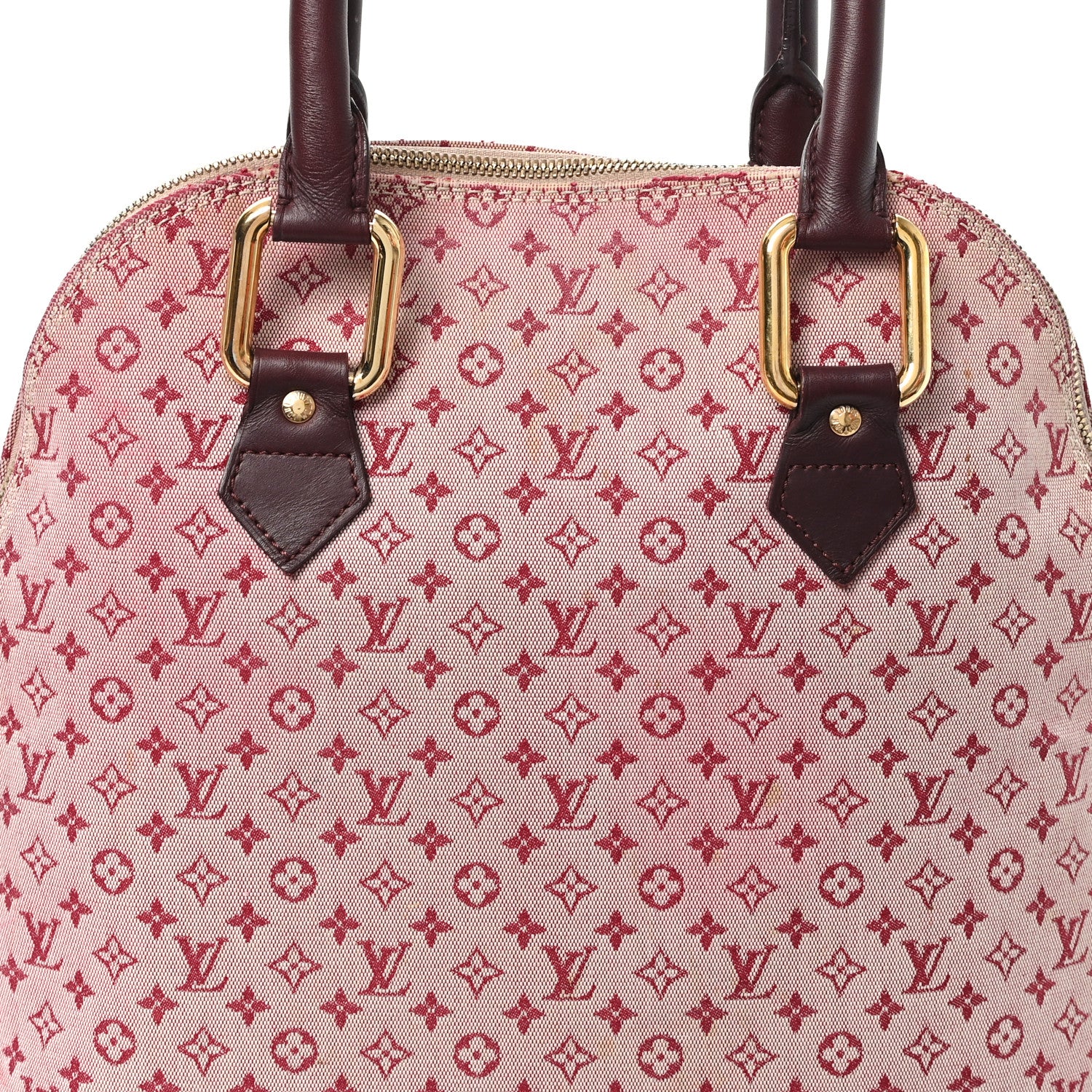 Mini Monogram Alma Haut Tote Cherry - Image 7