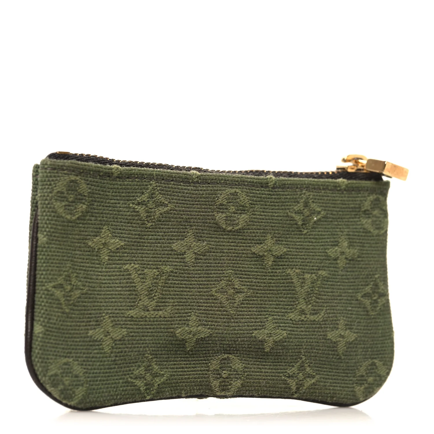 Mini Monogram Key Pouch Kaki - Image 3