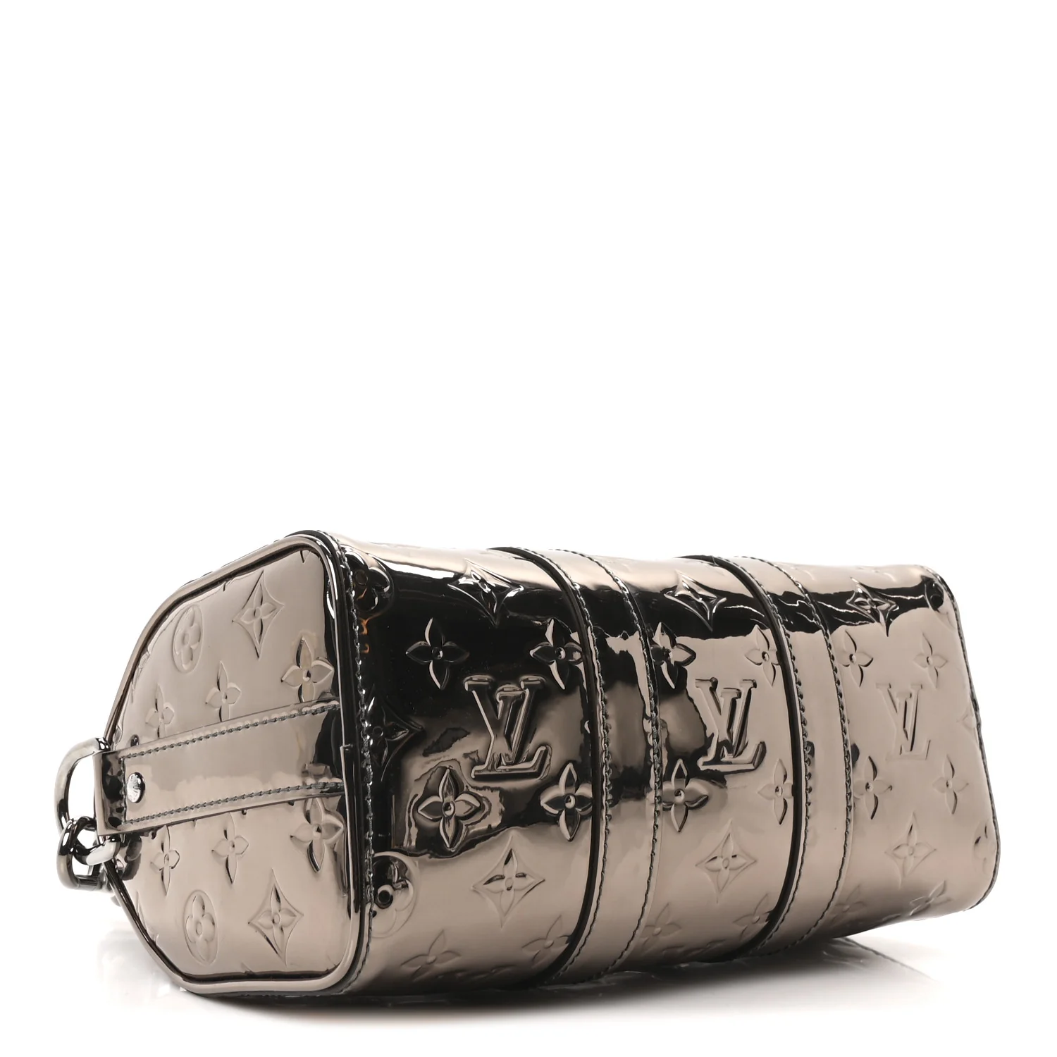 Mirror Monogram Heritage Keepall Bandouliere 25 Gunmetal - Image 4