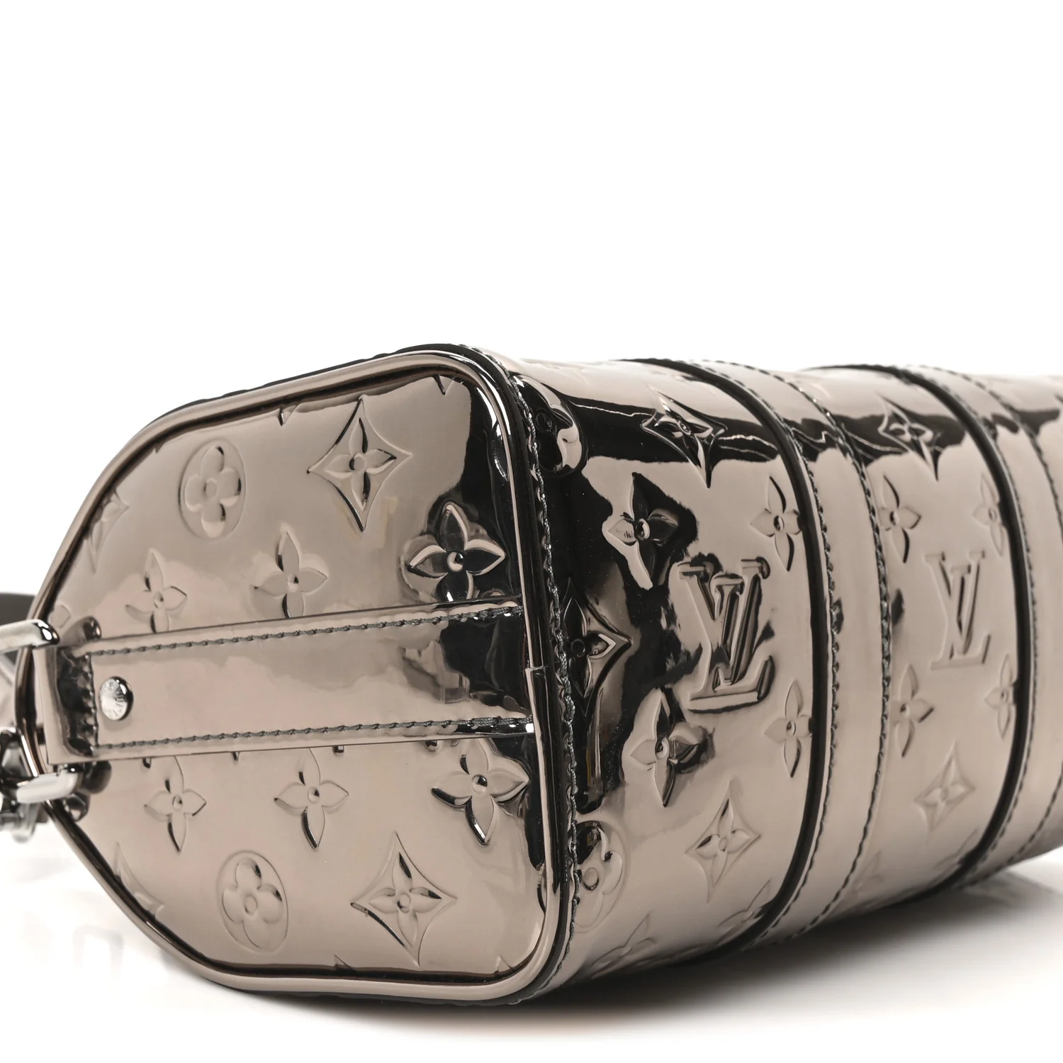 Mirror Monogram Heritage Keepall Bandouliere 25 Gunmetal - Image 8