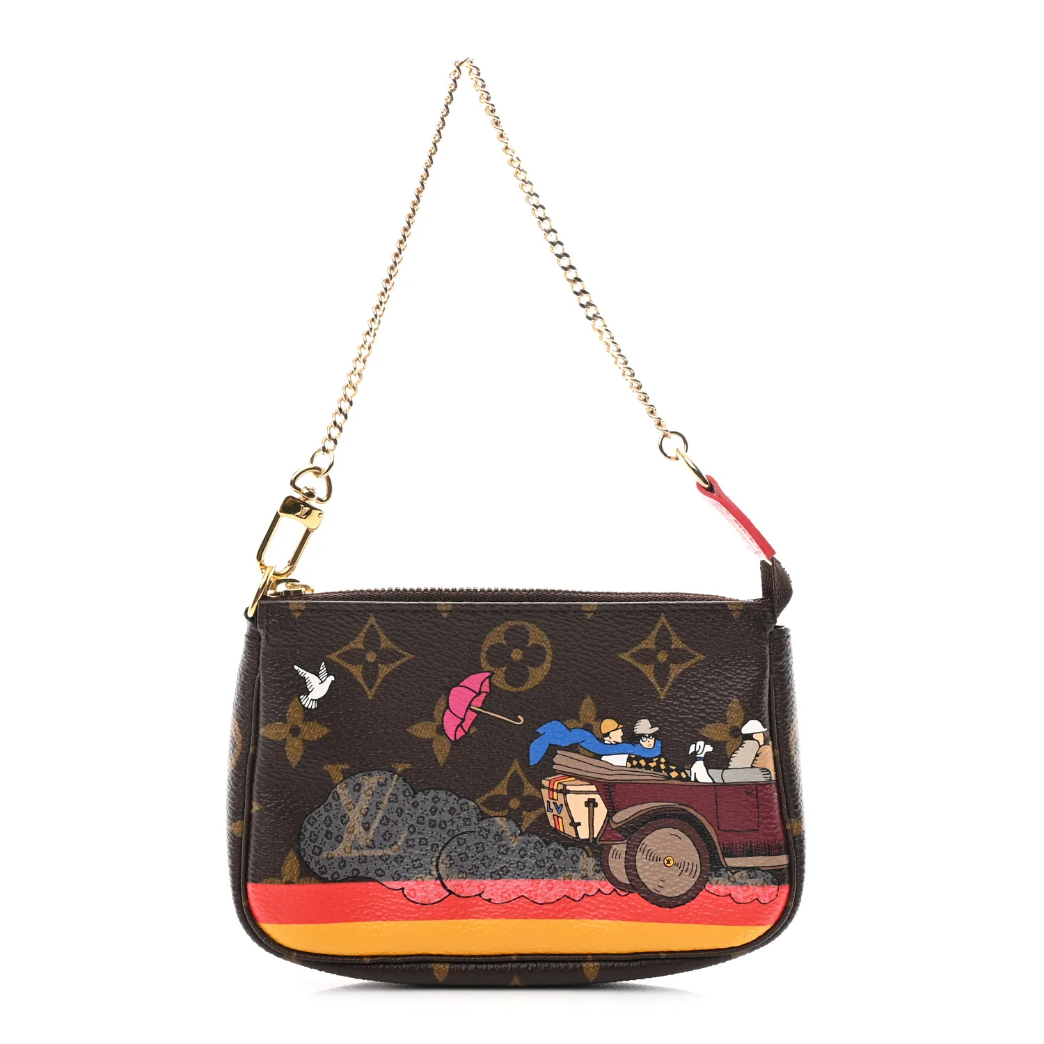 Monogram 2015 Christmas Animation Mini Pochette Accessories