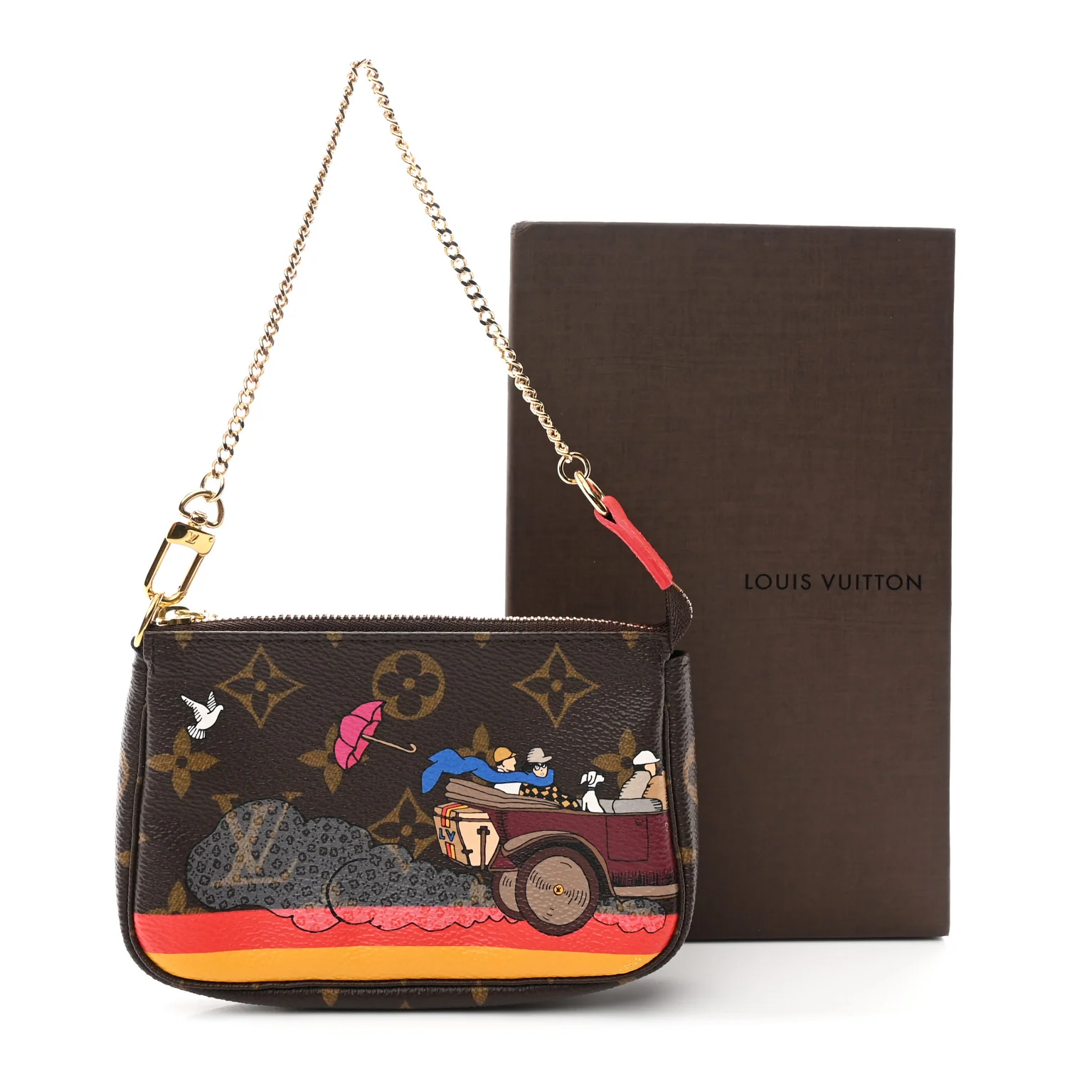 Monogram 2015 Christmas Animation Mini Pochette Accessories - Image 8