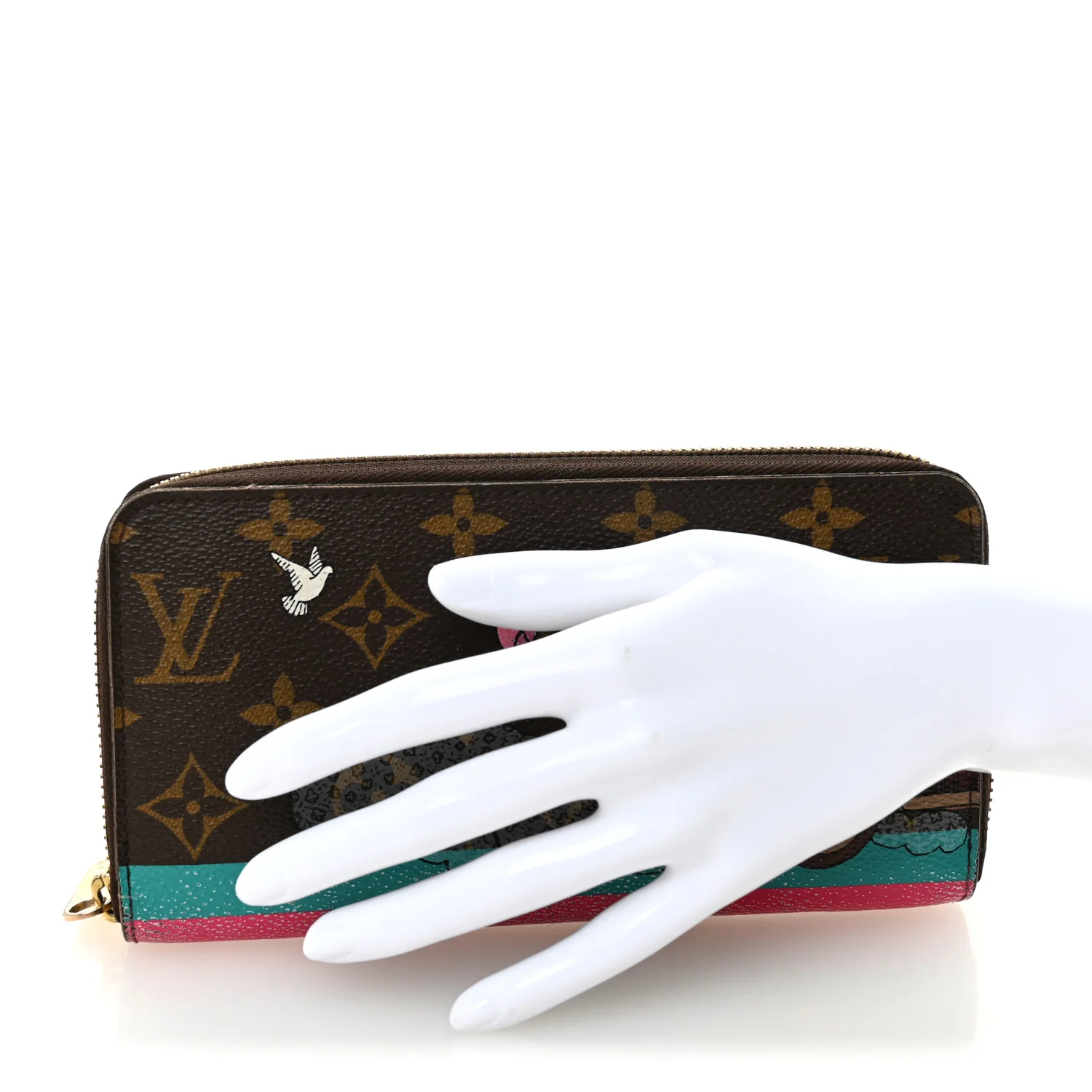 Monogram 2015 Christmas Animation Zippy Wallet Hibiscus - Image 2