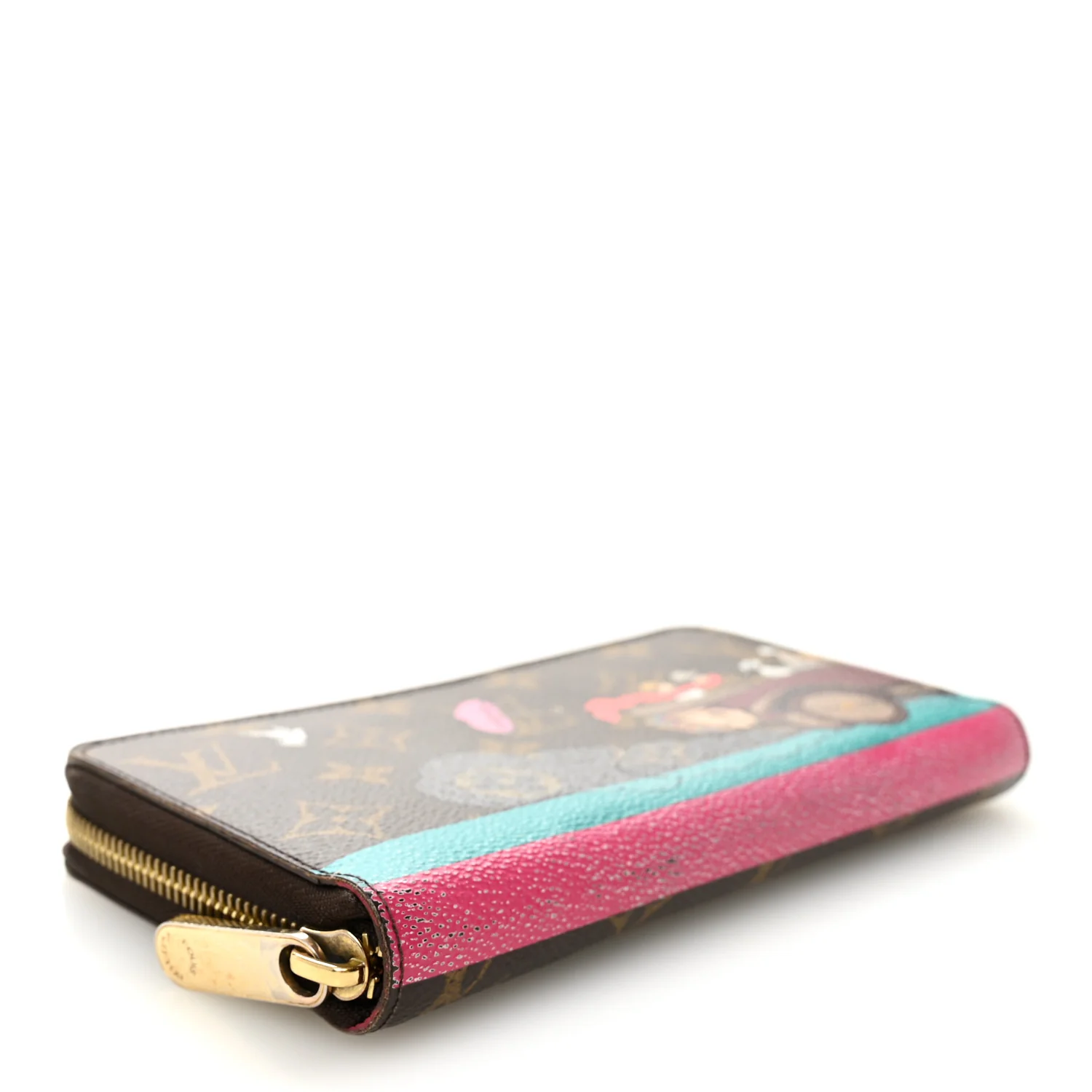 Monogram 2015 Christmas Animation Zippy Wallet Hibiscus - Image 4