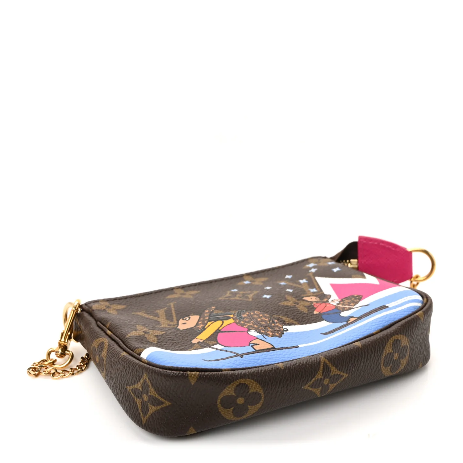 Monogram 2018 Christmas Animation Mini Bears Pochette Accessories - Image 4