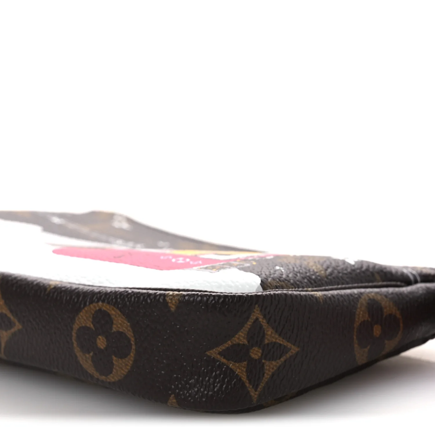 Monogram 2019 Christmas Animation Mini Courchevel Pochette Accessories Fuchsia - Image 10