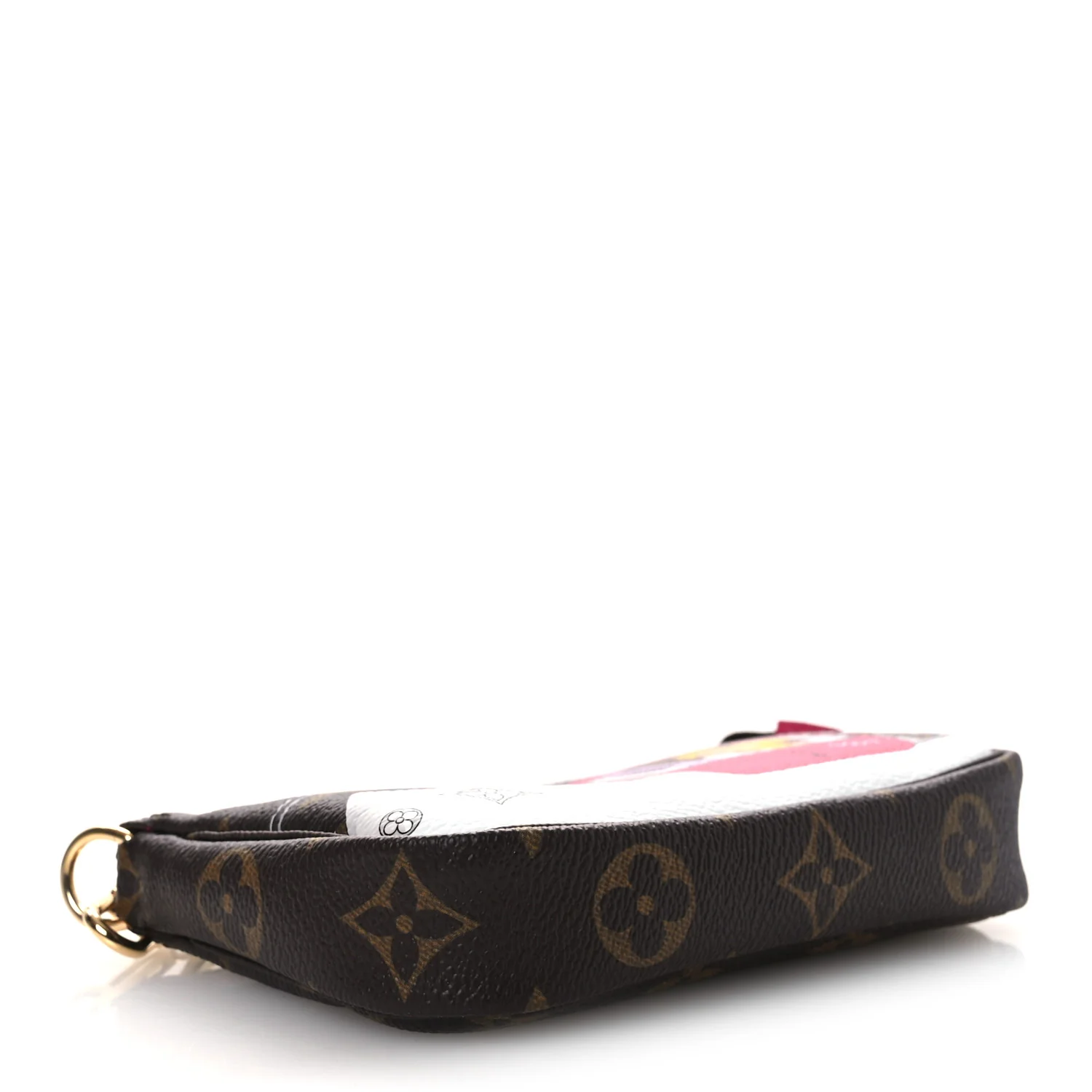 Monogram 2019 Christmas Animation Mini Courchevel Pochette Accessories Fuchsia - Image 4
