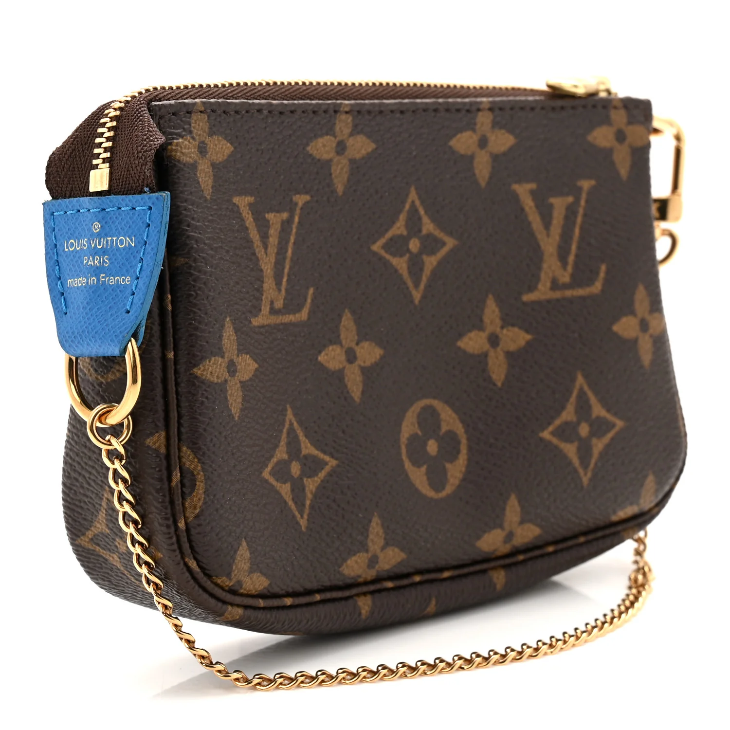 Monogram 2019 Christmas Animation Mini Venice Pochette Accessories Blue - Image 2