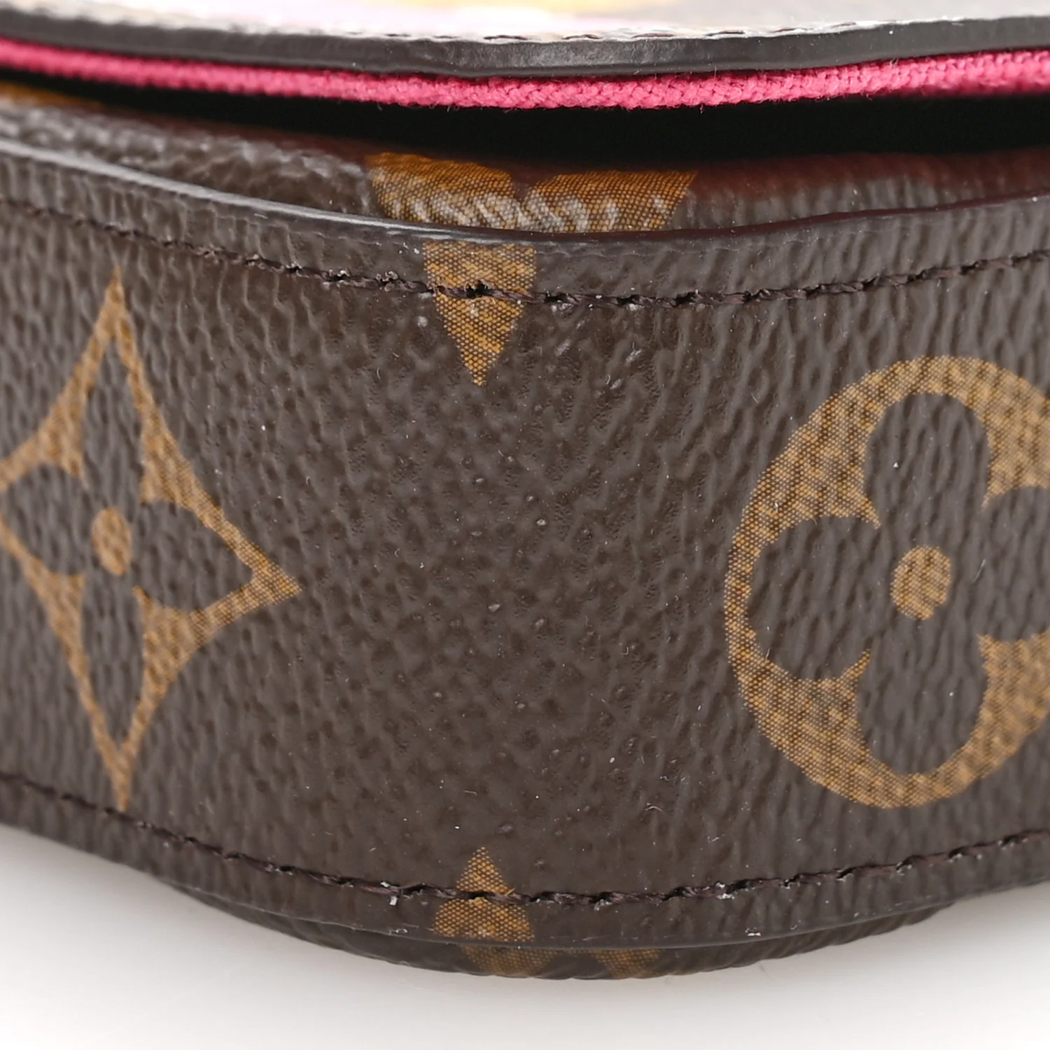 Monogram 2021 Christmas Animation Hollywood Pochette Felicie Chain Wallet Fuchsia - Image 10