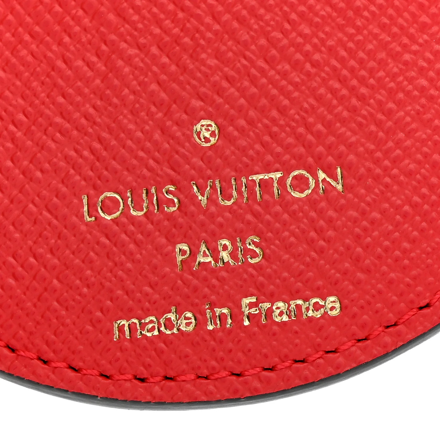 Monogram 2021 Christmas Animation London Bag Charm Key Ring Red - Image 3
