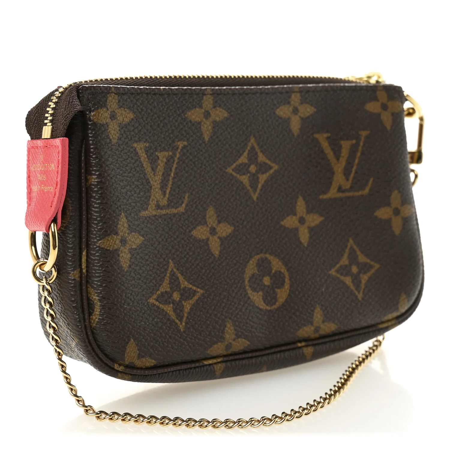Monogram 2021 Christmas Animation London Mini Pochette Accessories Red - Image 3