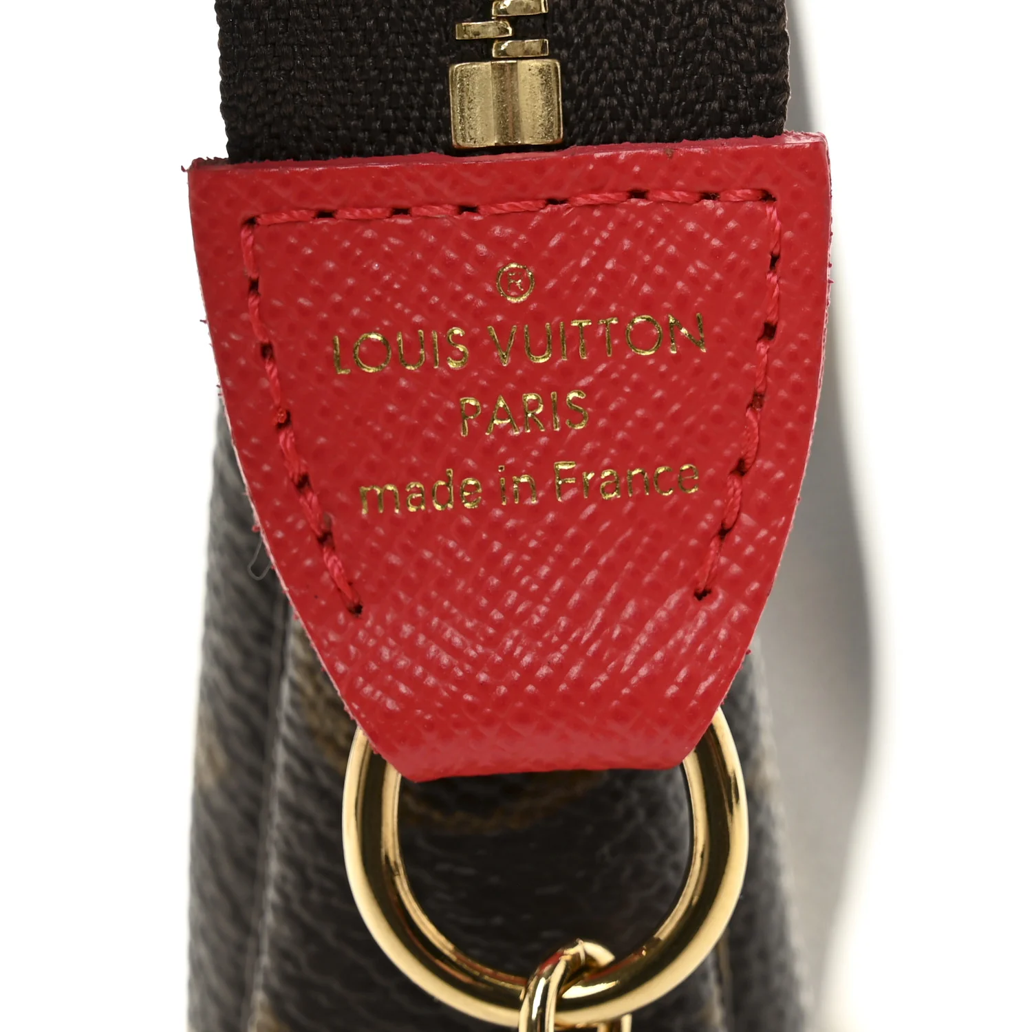 Monogram 2021 Christmas Animation London Mini Pochette Accessories Red - Image 6