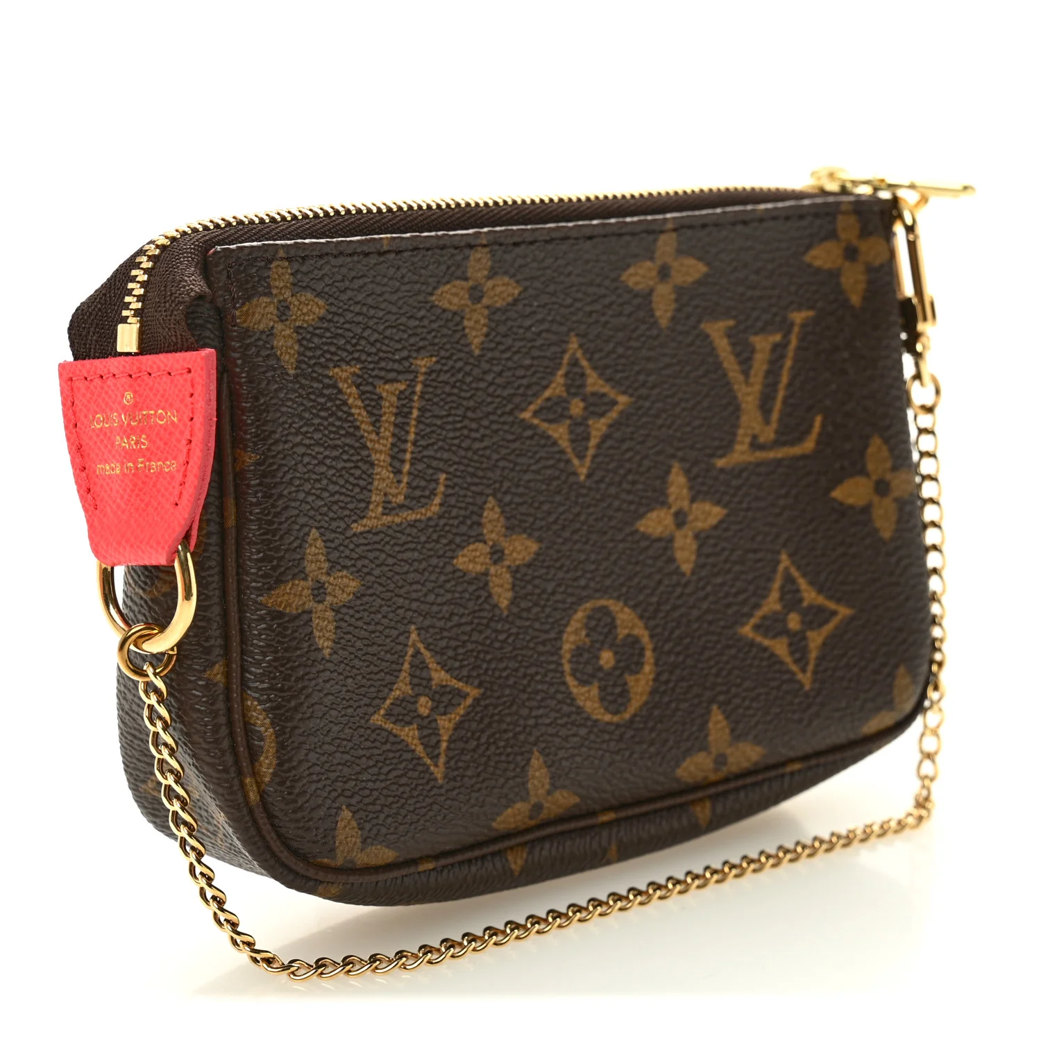 Monogram 2021 Christmas Animation London Mini Pochette Accessories Red - Image 3