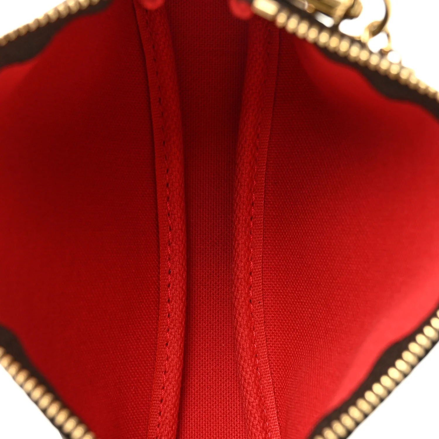 Monogram 2021 Christmas Animation London Mini Pochette Accessories Red - Image 5
