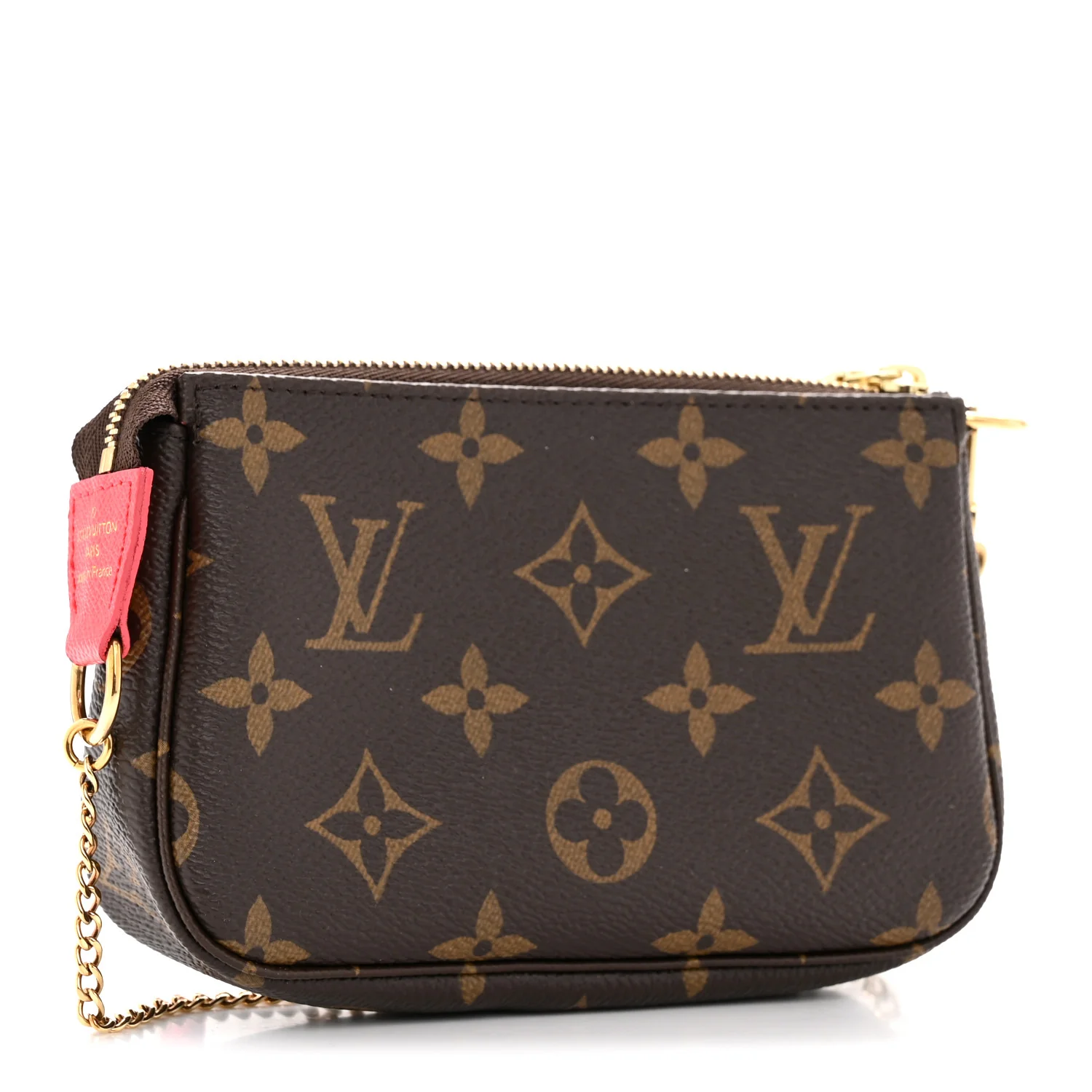 Monogram 2021 Christmas Animation London Mini Pochette Accessories Red - Image 3