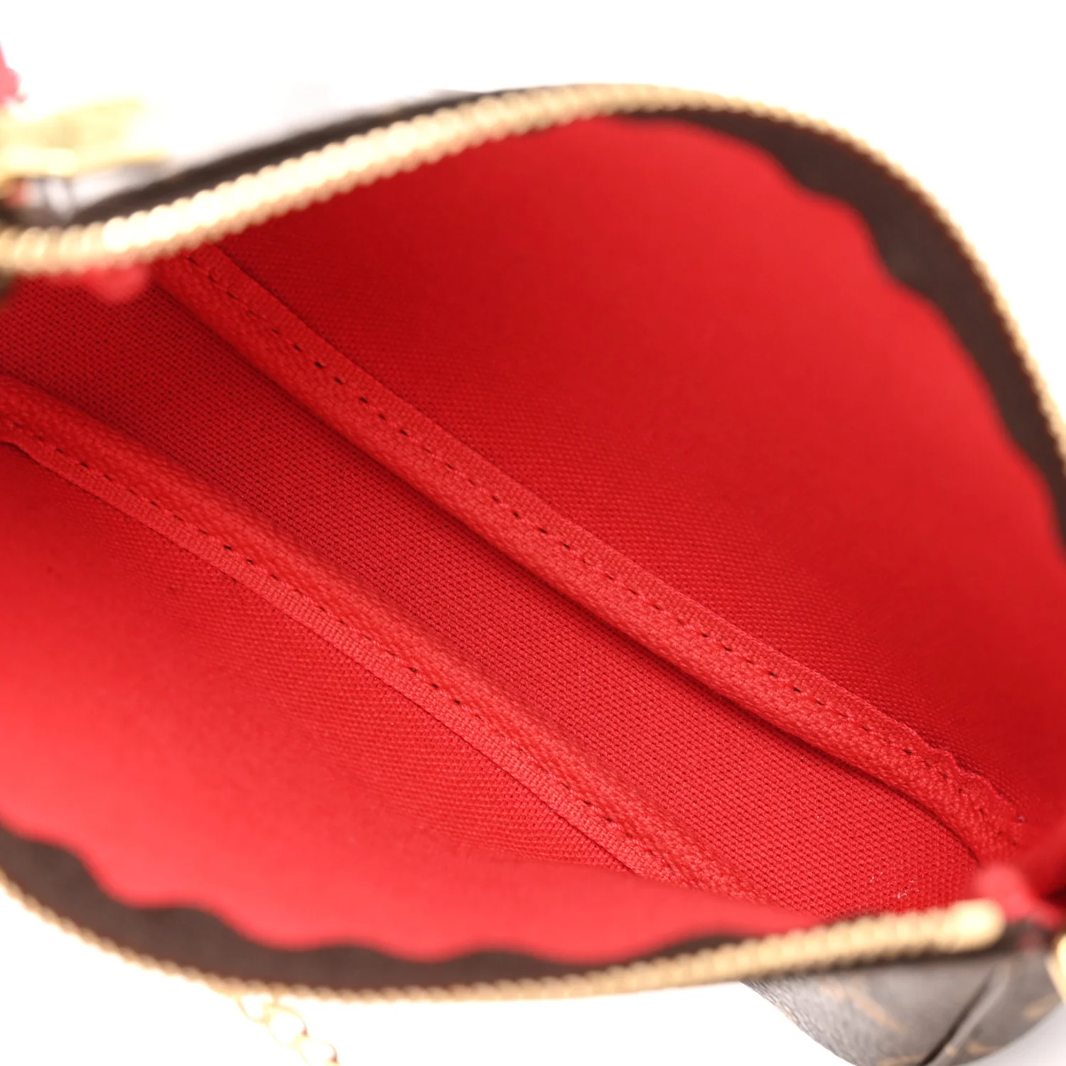 Monogram 2021 Christmas Animation London Mini Pochette Accessories Red - Image 5
