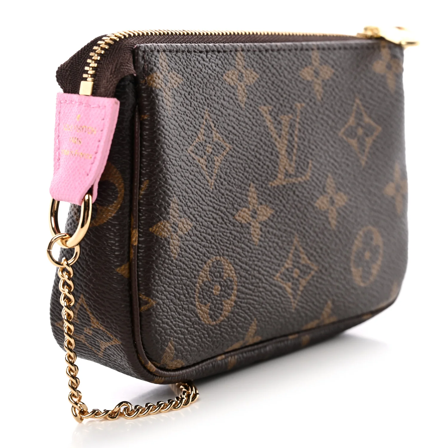 Monogram 2023 Christmas Animation Alpine Mini Pochette Accessories Pink - Image 3