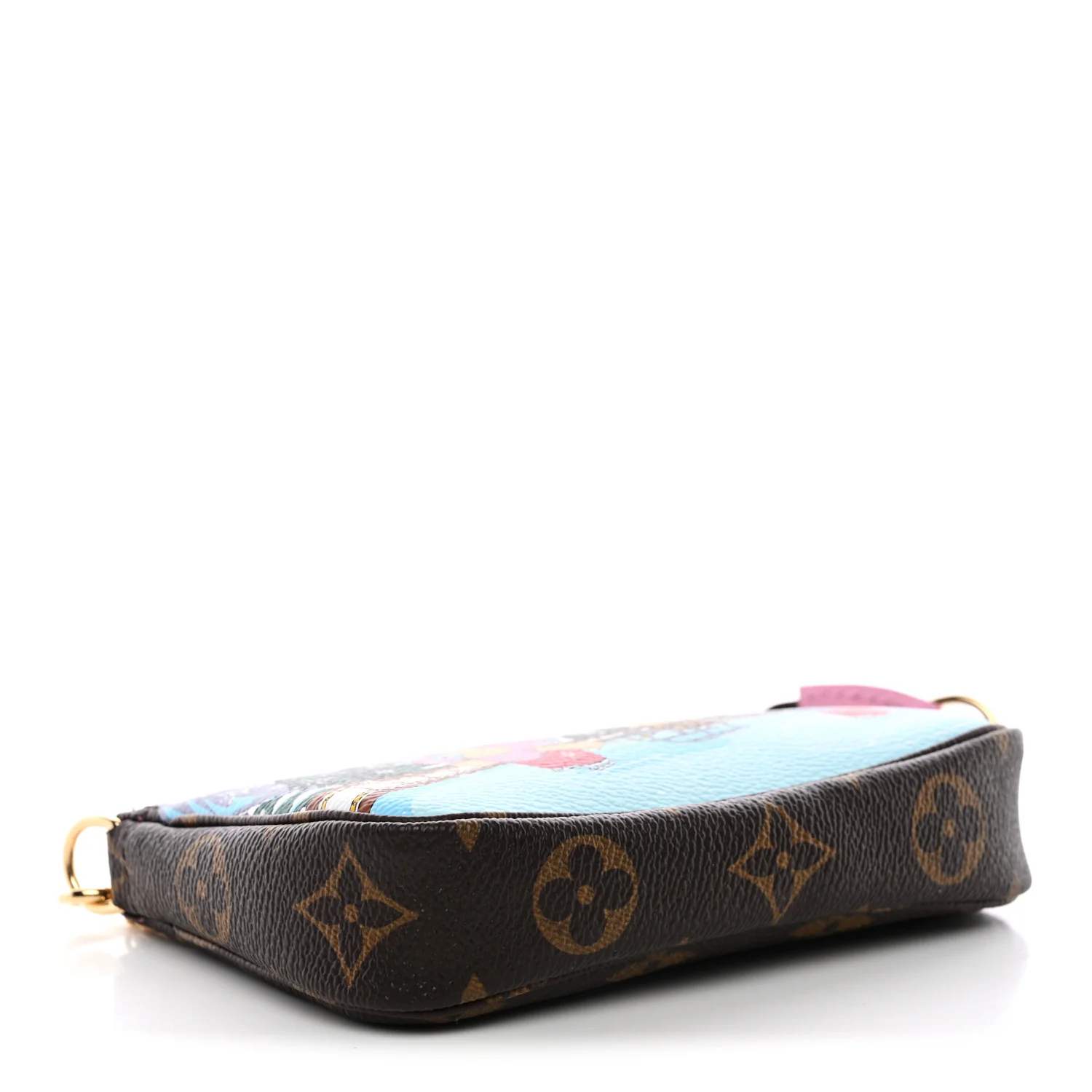 Monogram 2023 Christmas Animation Alpine Mini Pochette Accessories Pink - Image 4
