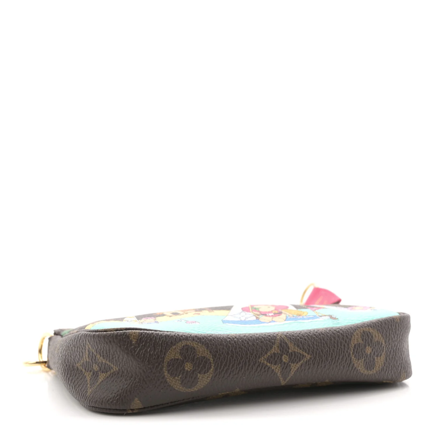 Monogram 2023 Christmas Animation Sailing Pochette Accessories Dragon Fruit Pink - Image 4