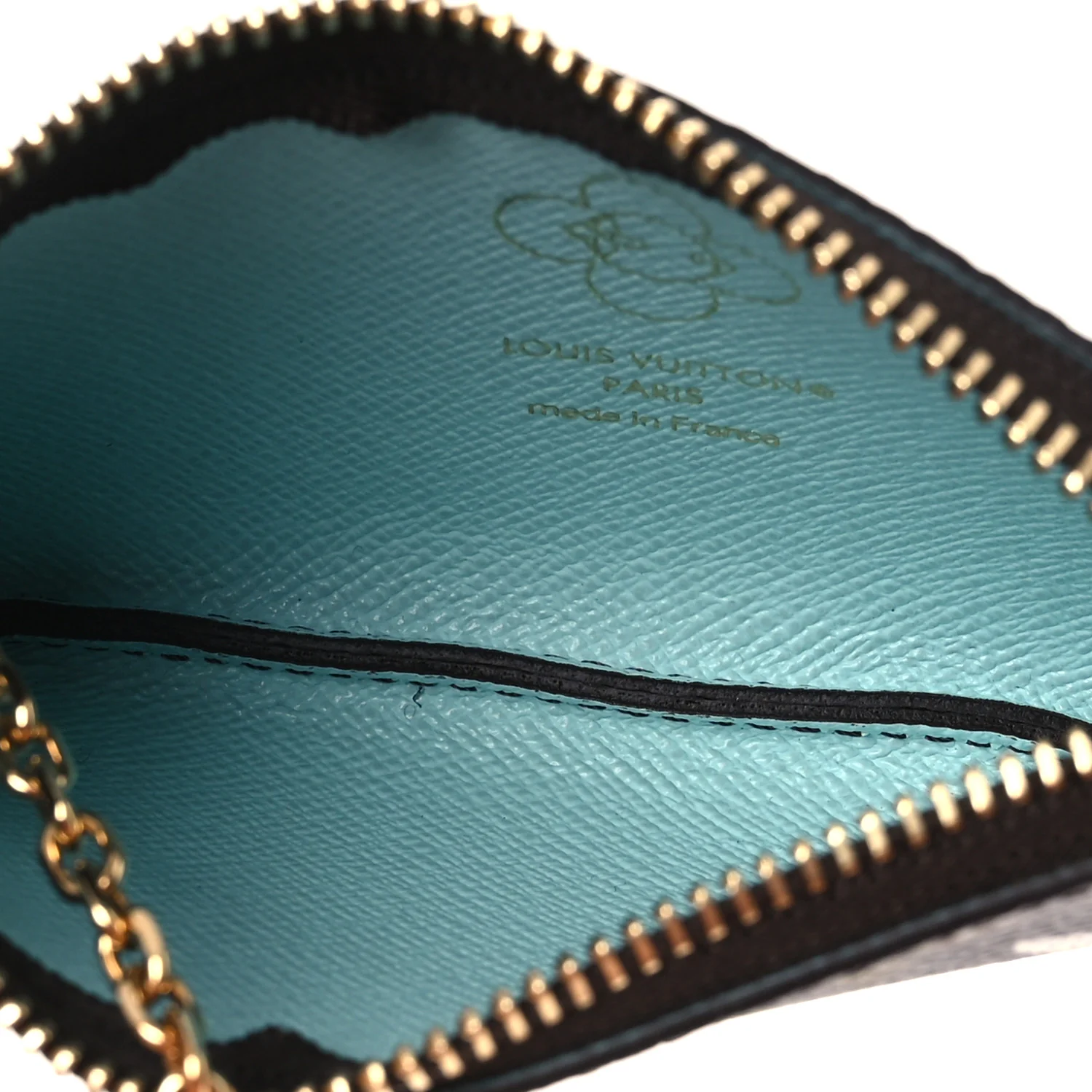 Monogram 2025 Christmas Animation Key Pouch Azur Frost - Image 6