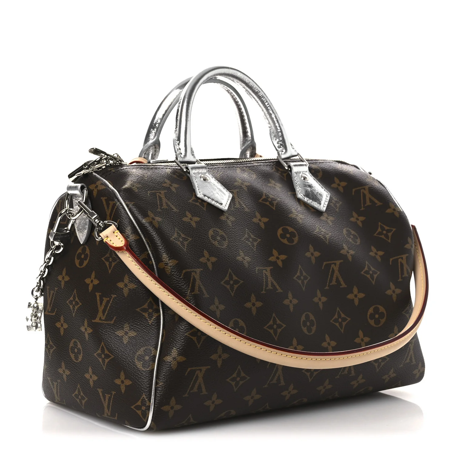 Monogram 57th Street NYC Speedy Soft 30 Silver - Image 3